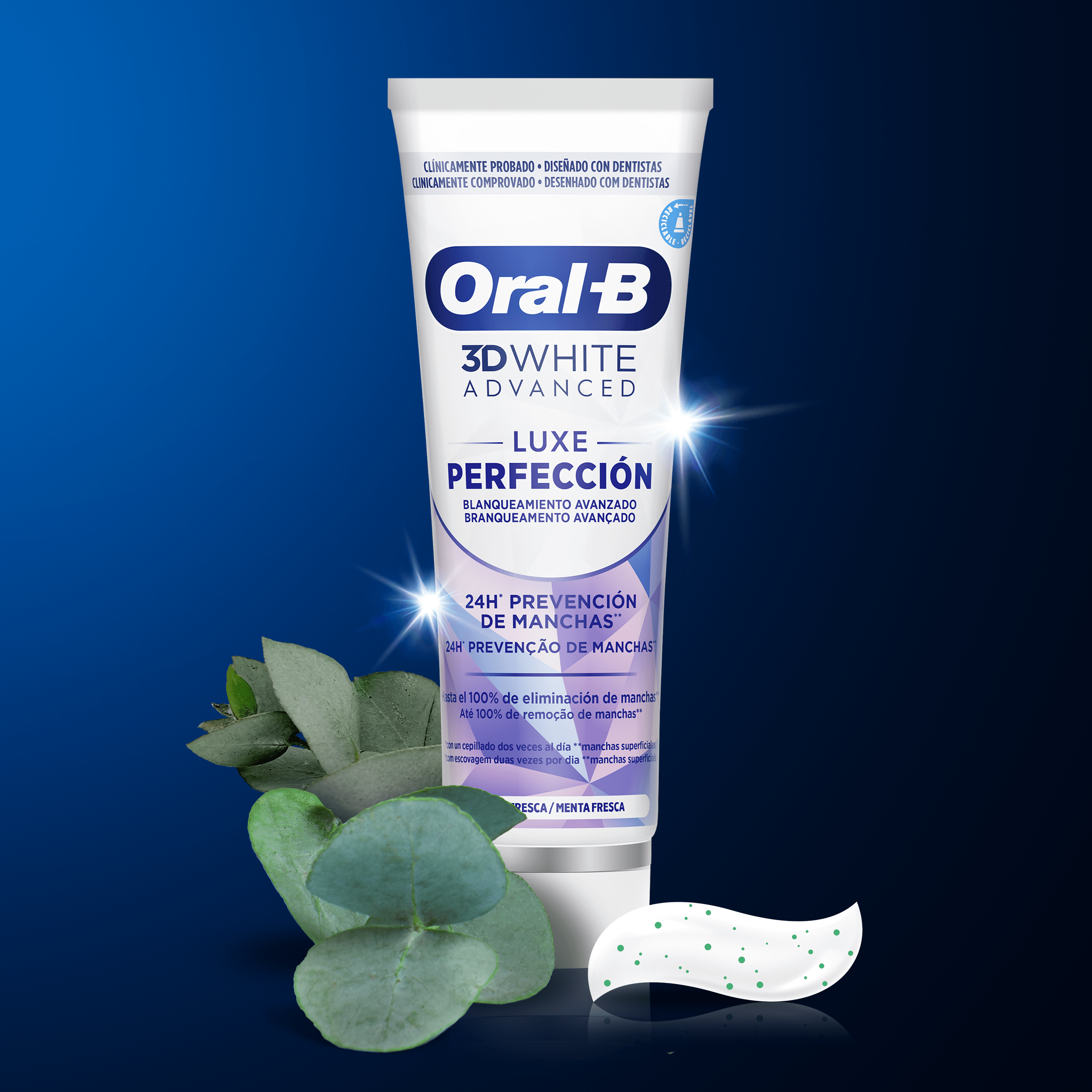 Oral-B Pasta de Dientes 3D White Luxe Perfección  - Pack de 12