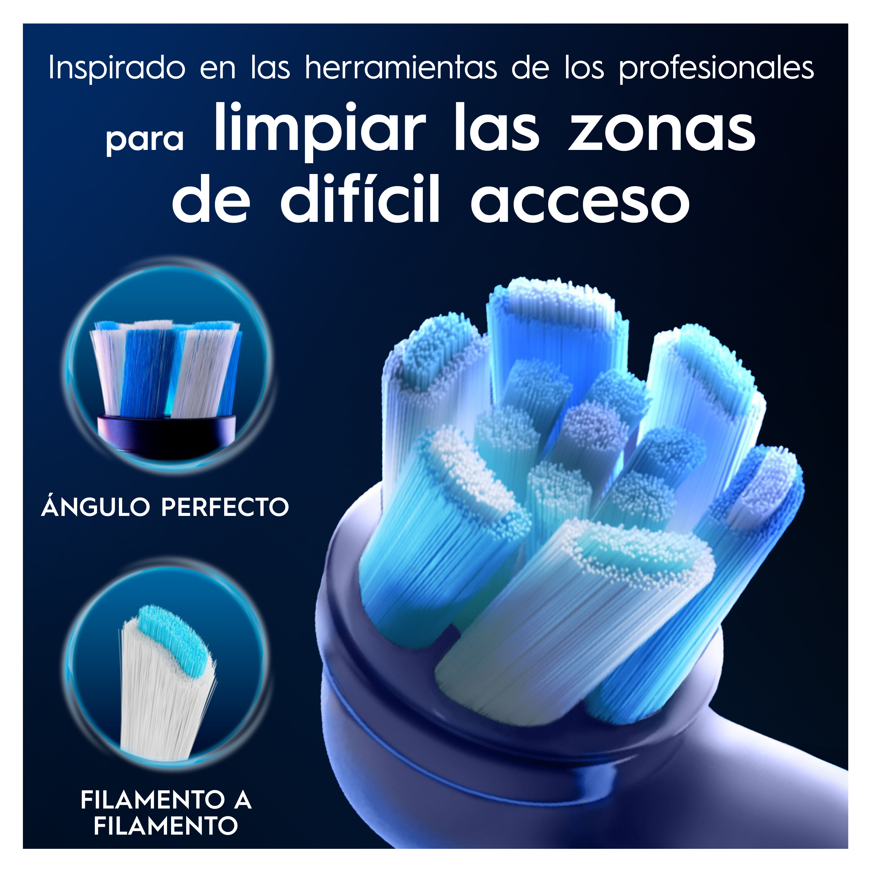 Oral-B iO Recambios Ultimate Clean en Blanco - Pack de 10