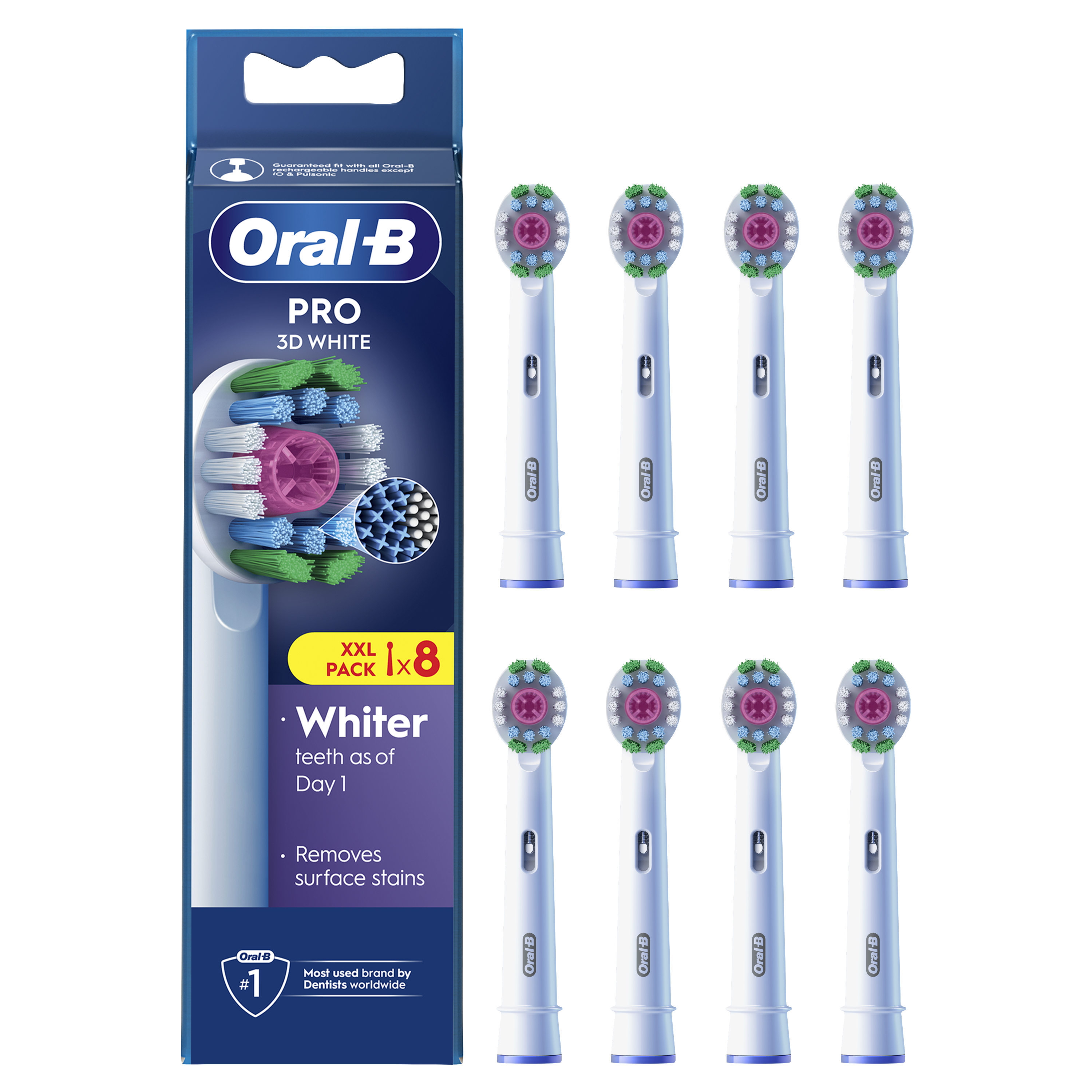 Oral-B Recambios 3DWhite - Pack de 12