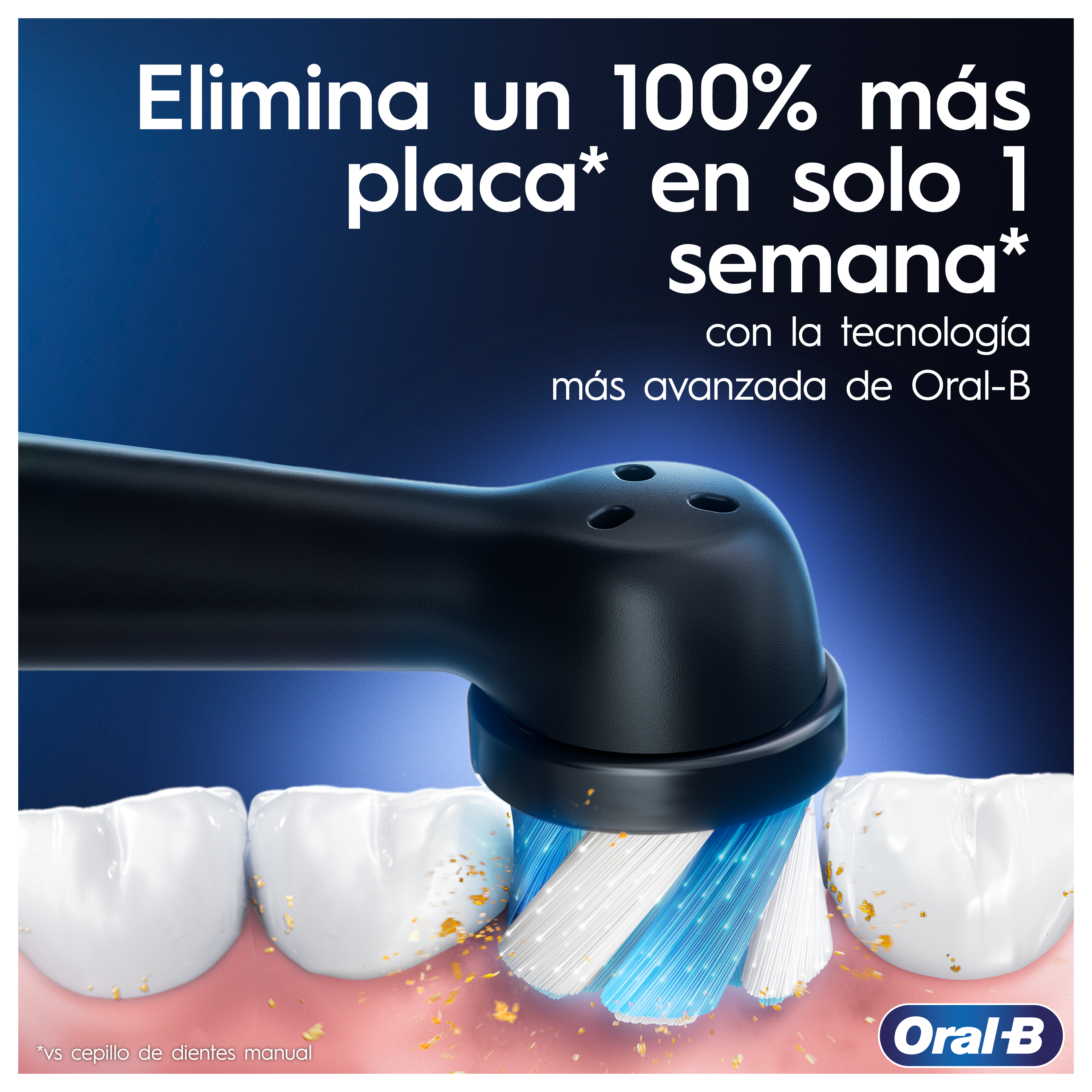 Oral-B iO 3 Pack de Cepillo Eléctrico Azul con 3+5 cabezales