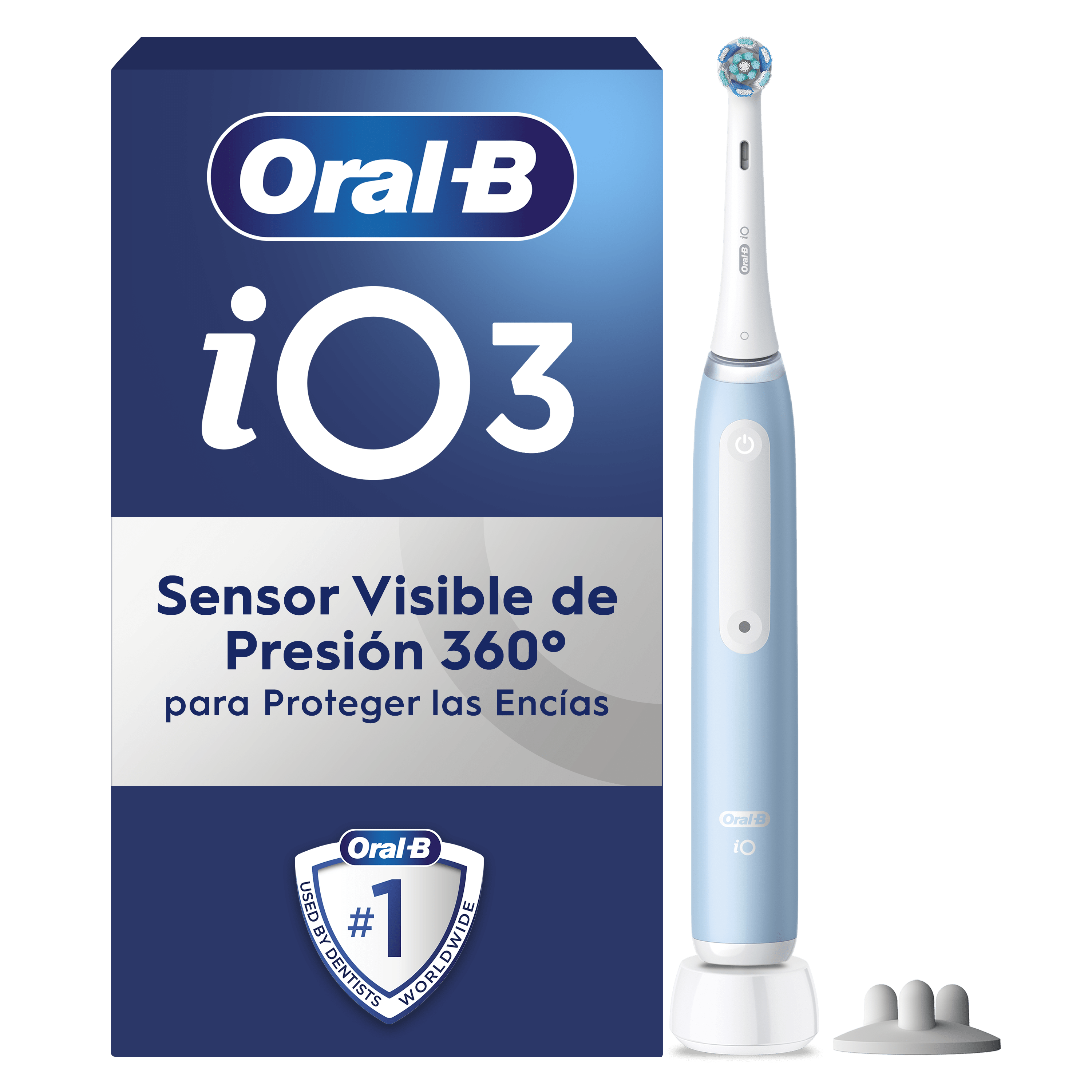 Oral-B iO 3 Cepillo Eléctrico Azul con 1+3 cabezal