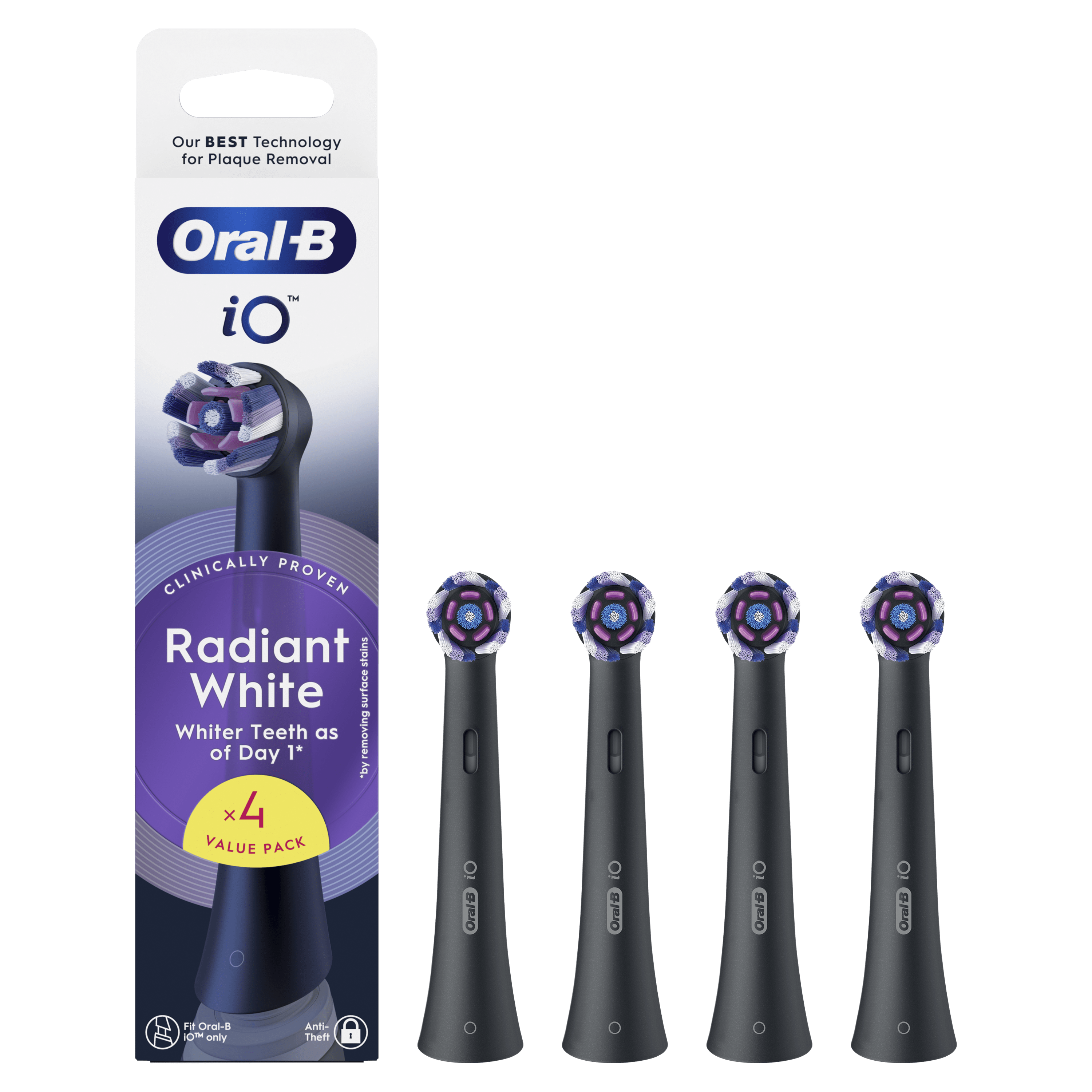 Oral-B iO Recambios Radiant White - Pack de 7