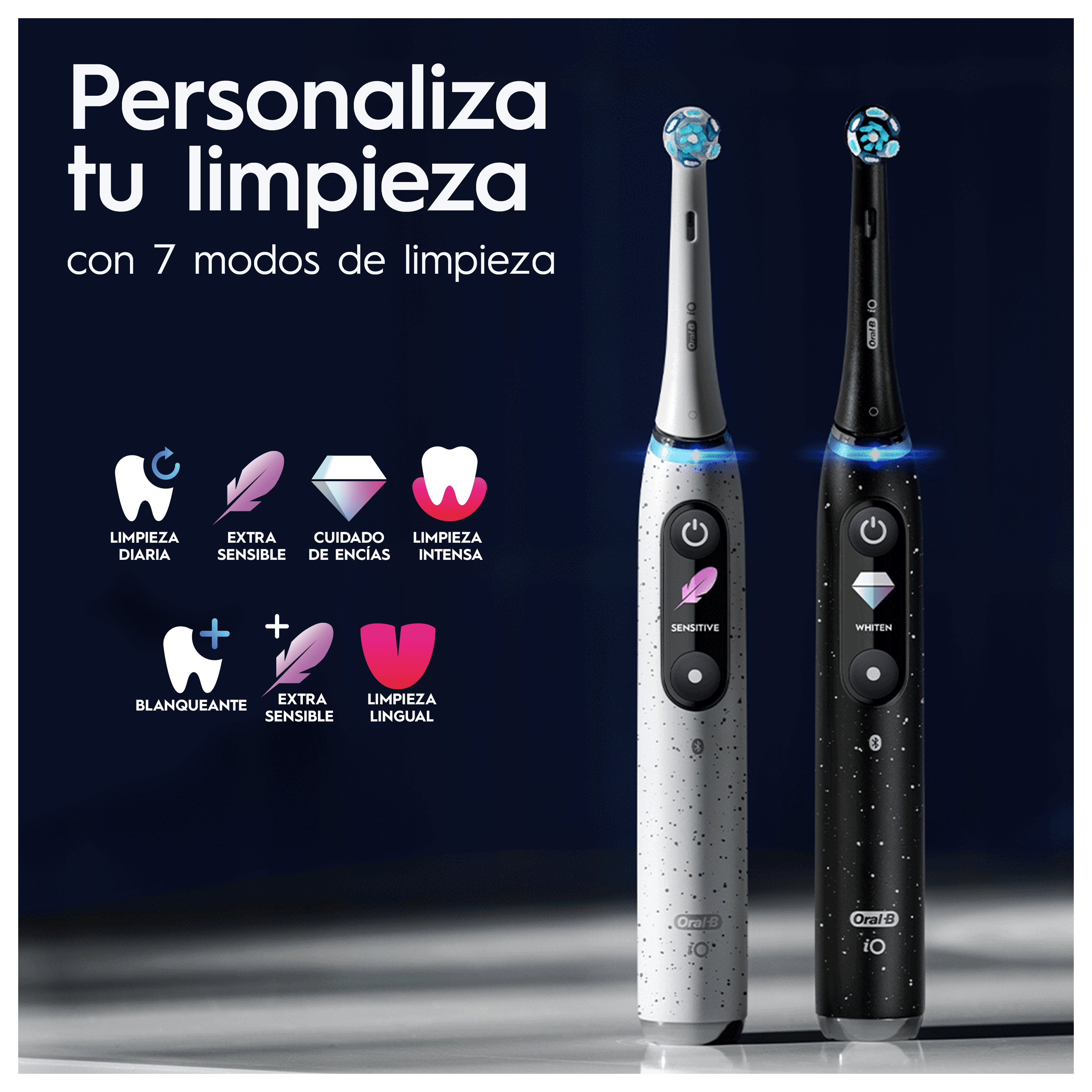 Oral-B iO 10 Cepillo Eléctrico Blanco con 1 cabezal