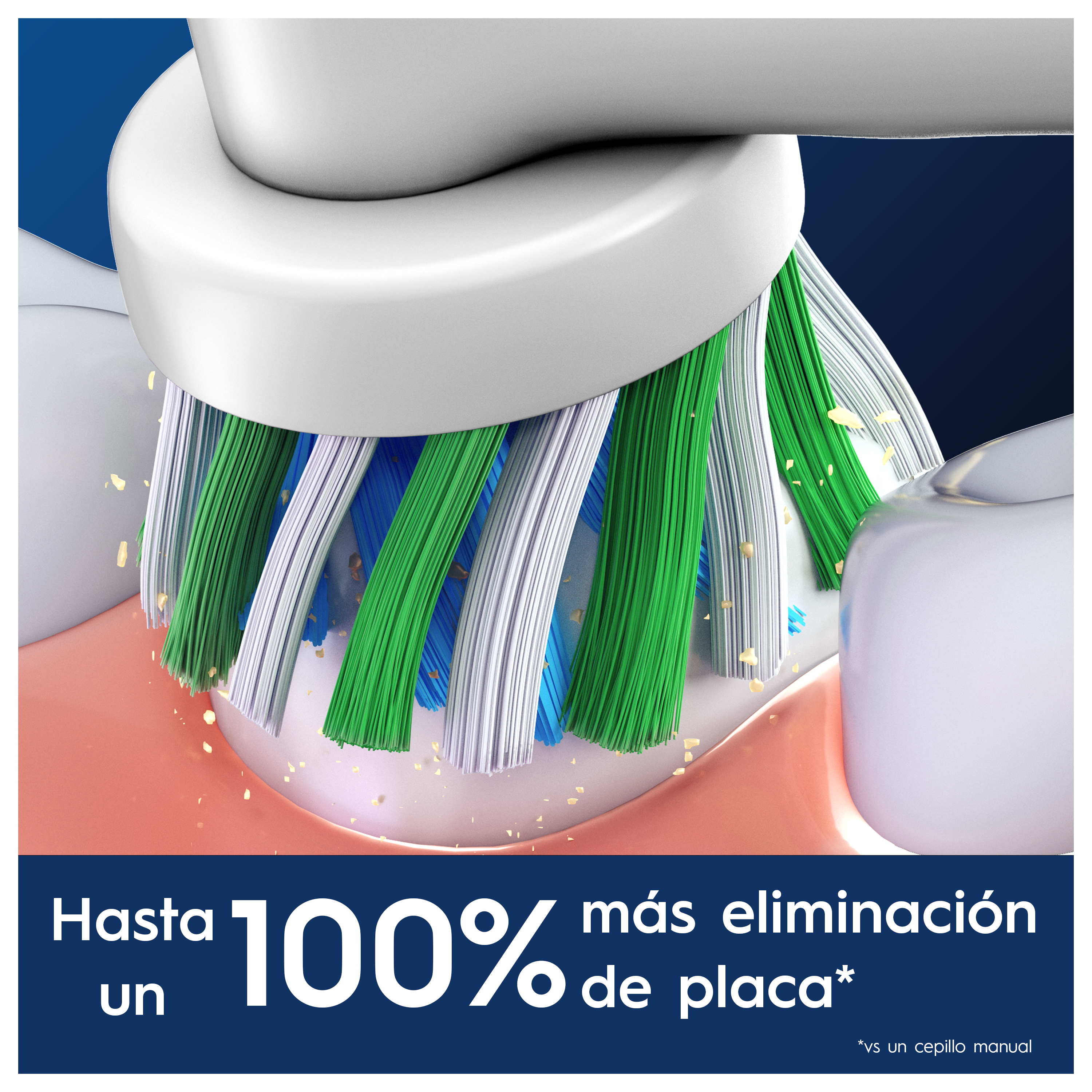 Oral-B Recambios Cross Action Blancos - Pack de 18