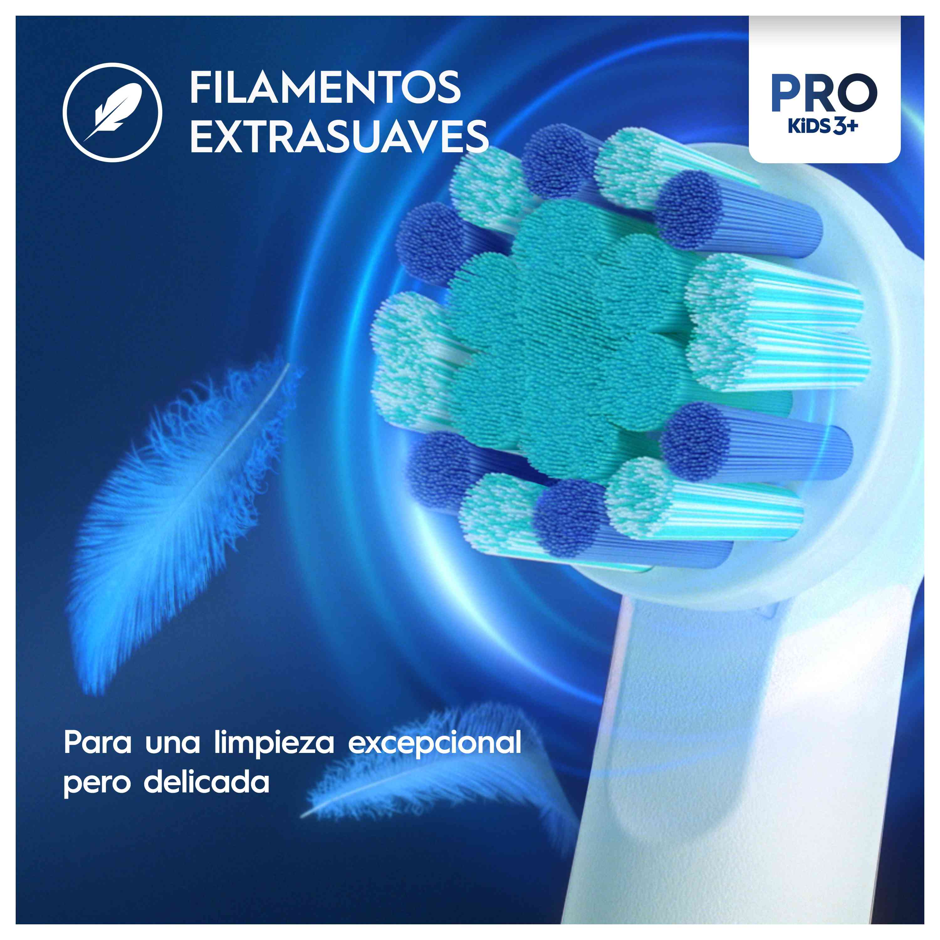 Oral-B Pro Kids Spiderman Cepillo Eléctrico con 1 + 4 Recambios