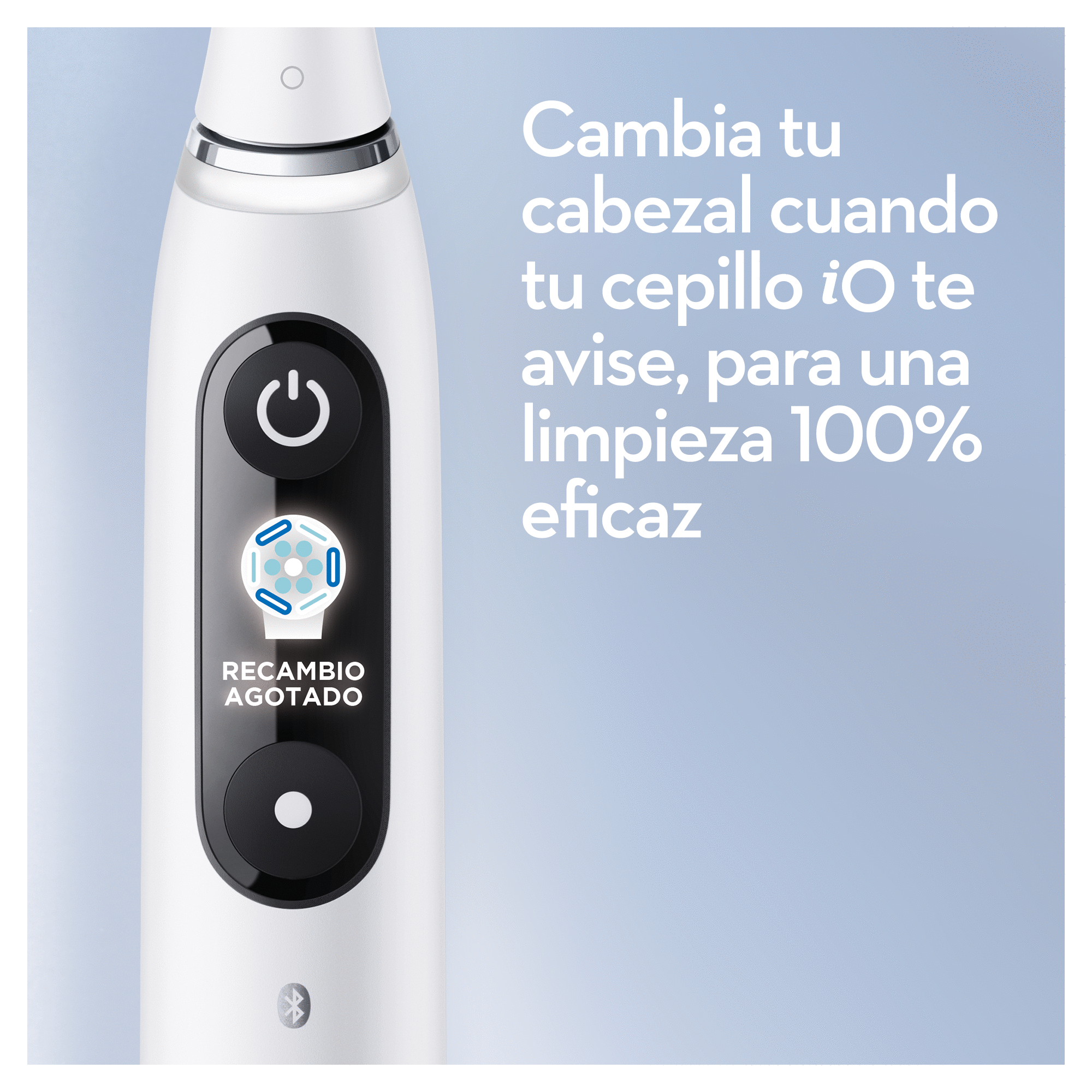 Oral-B iO 9 Cepillo Eléctrico Blanco con 2 Cabezales