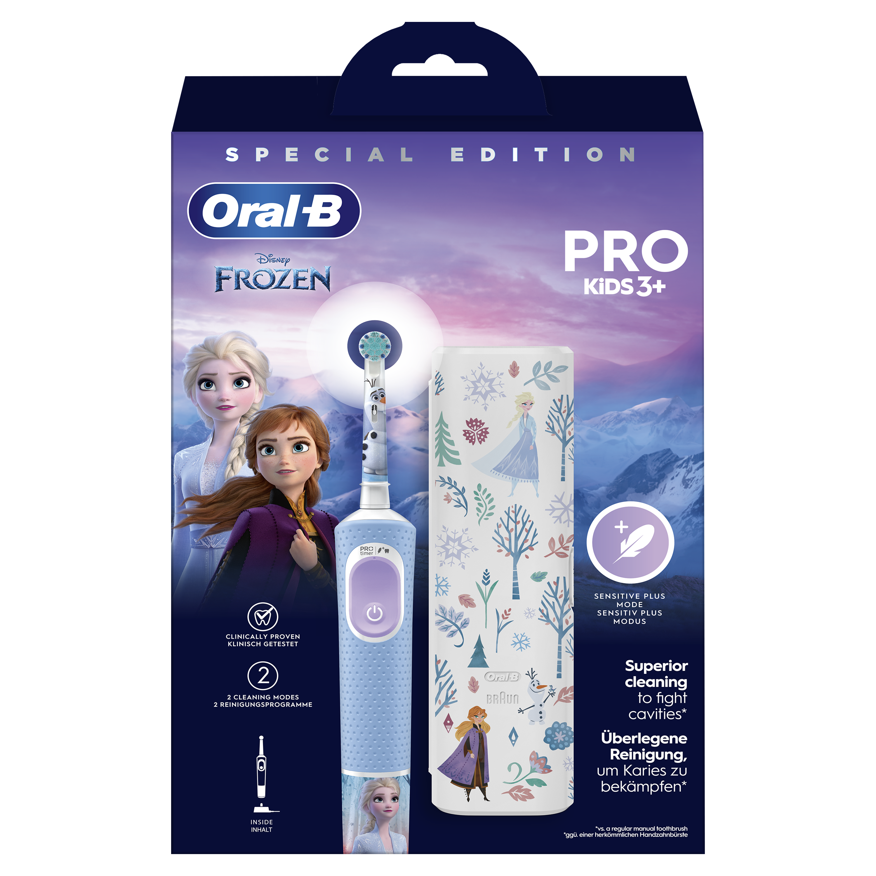 Oral-B Pro Kids Frozen Cepillo Eléctrico con 1 Cabezal