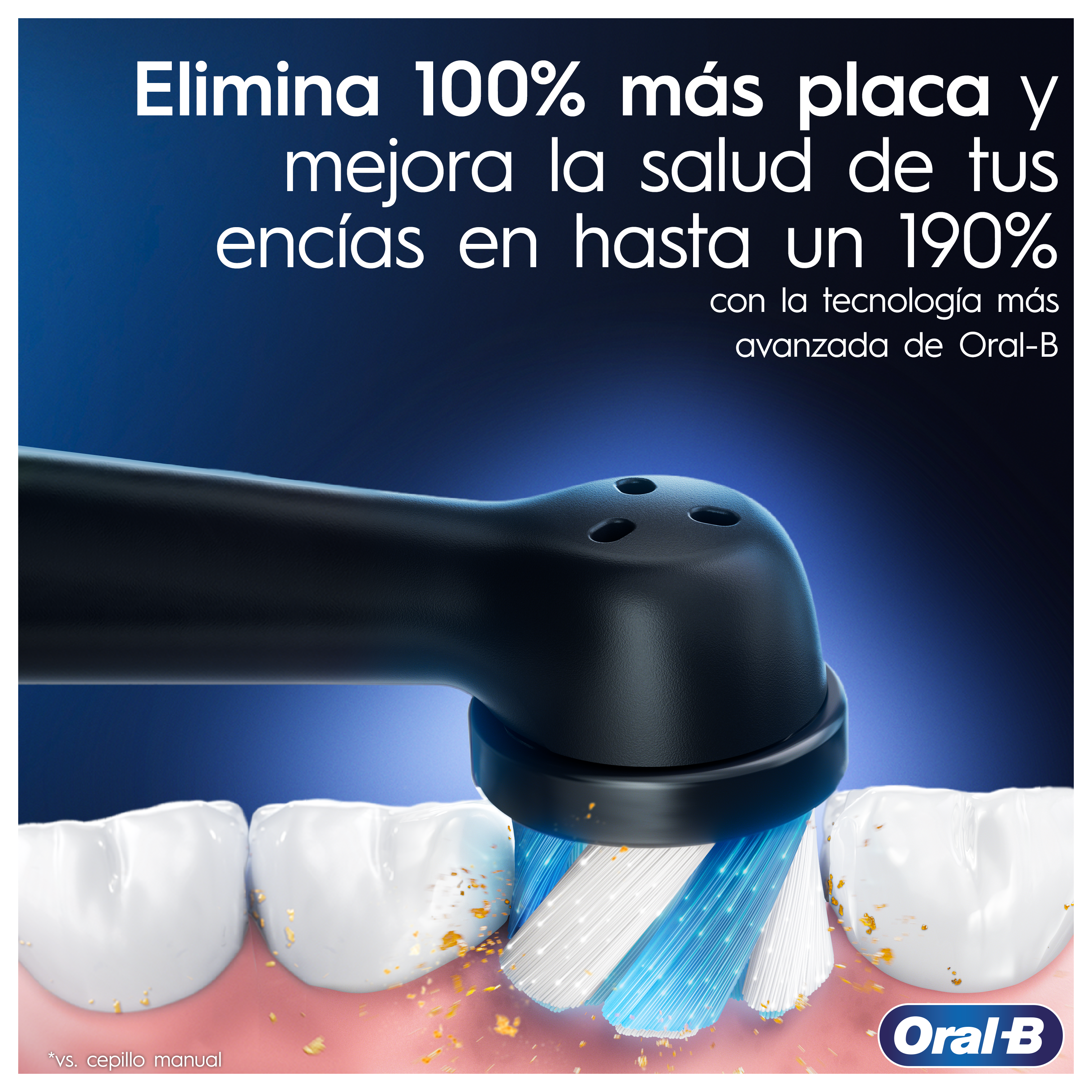 Oral-B iO 7 Pack de Cepillo Eléctrico Negro Ónice con 3 + 4 Recambios