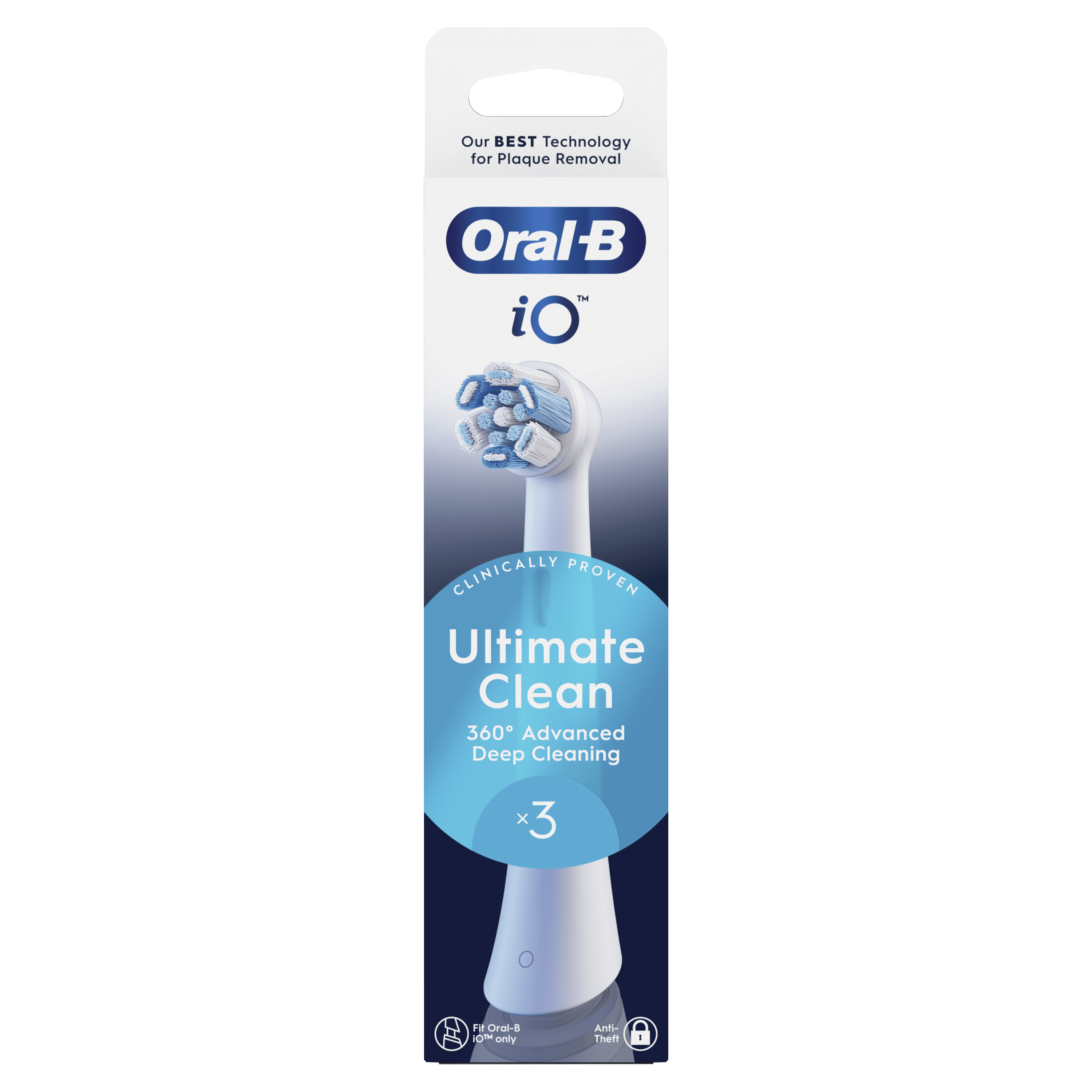 Oral-B iO 6 Pack de Cepillo Eléctrico Negro con 3+5 cabezales y estuche de viaje