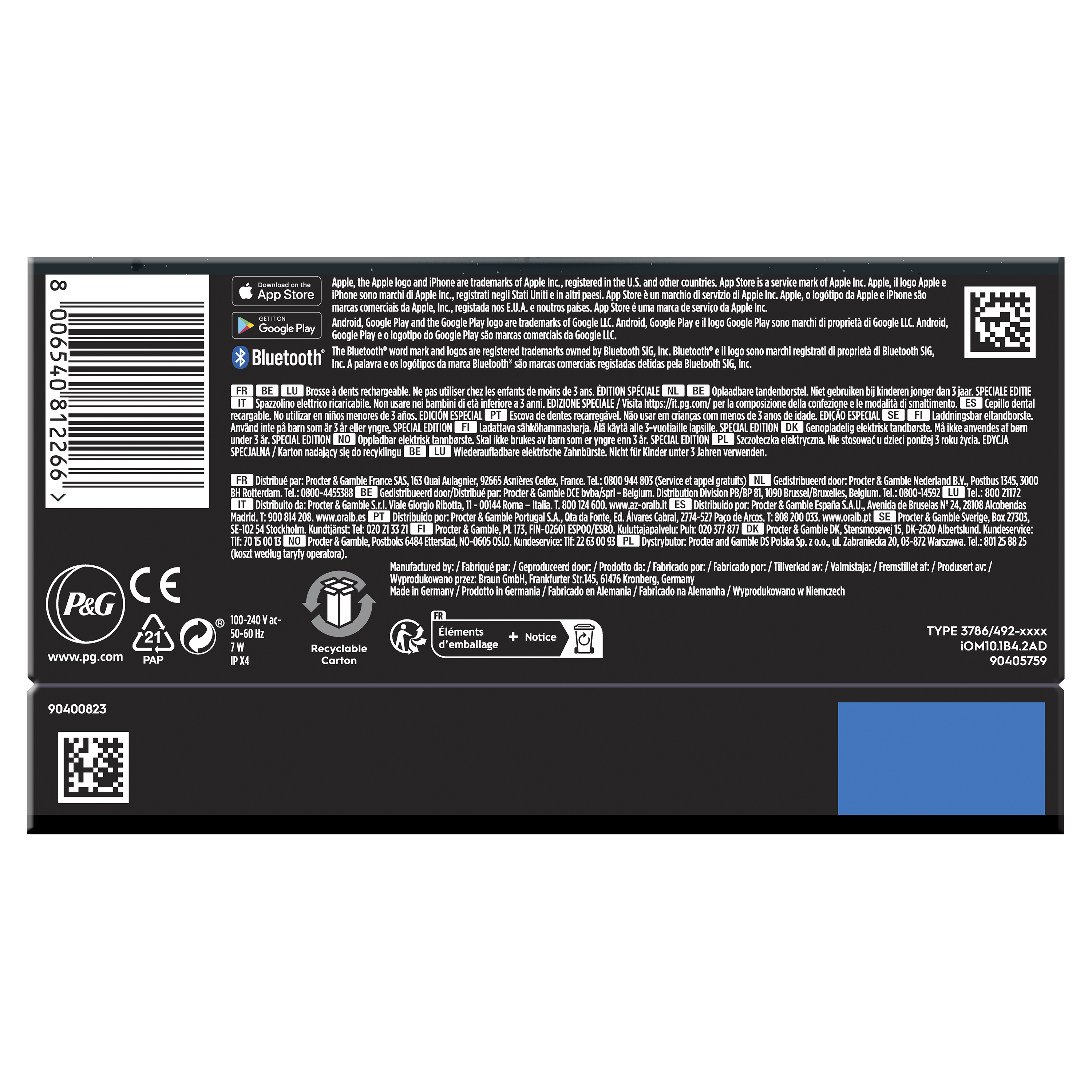 Oral-B iO 10 Cepillo Eléctrico Negro Edición Especial con 1 cabezal