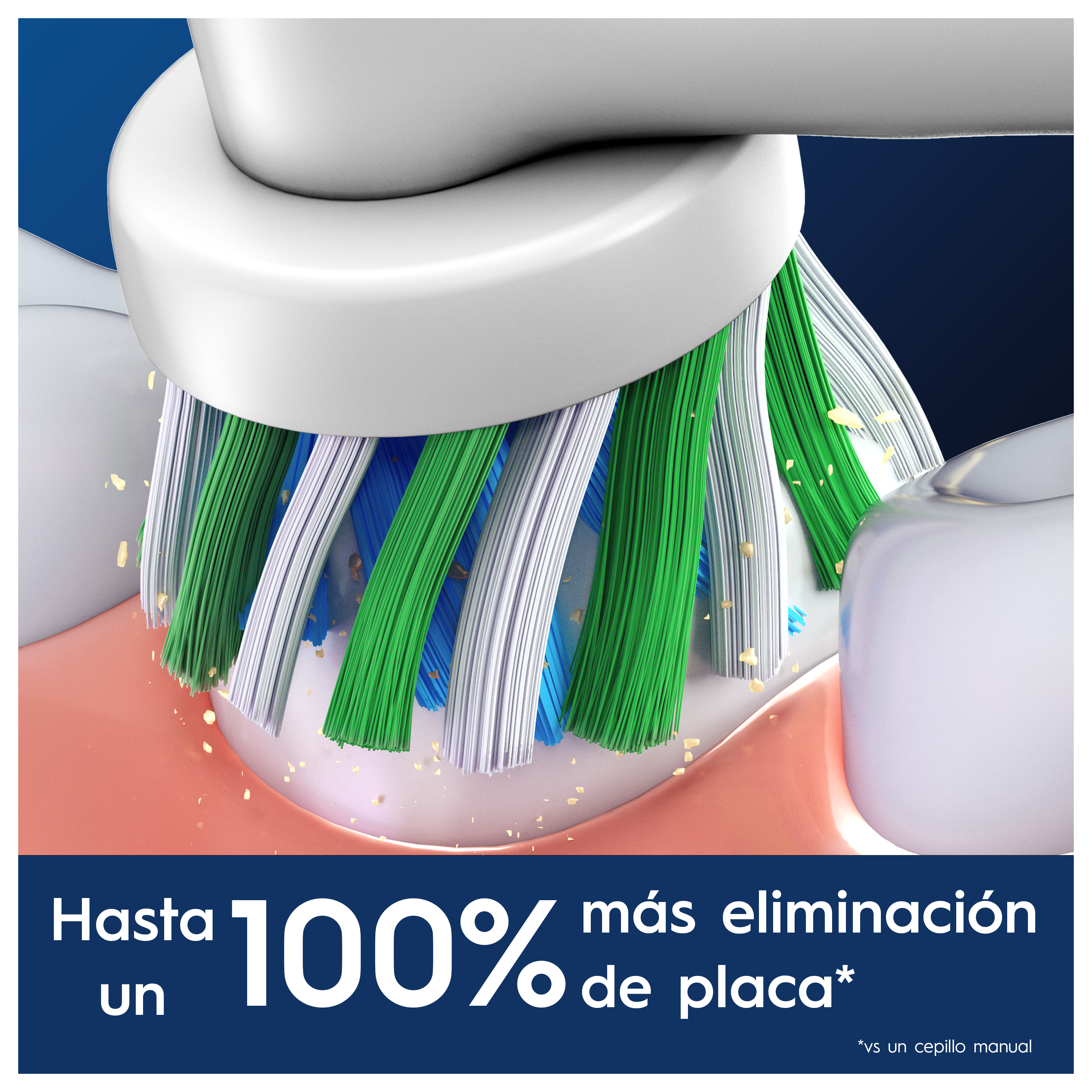 Oral-B Recambios Cross Action en Blanco - Pack de 8