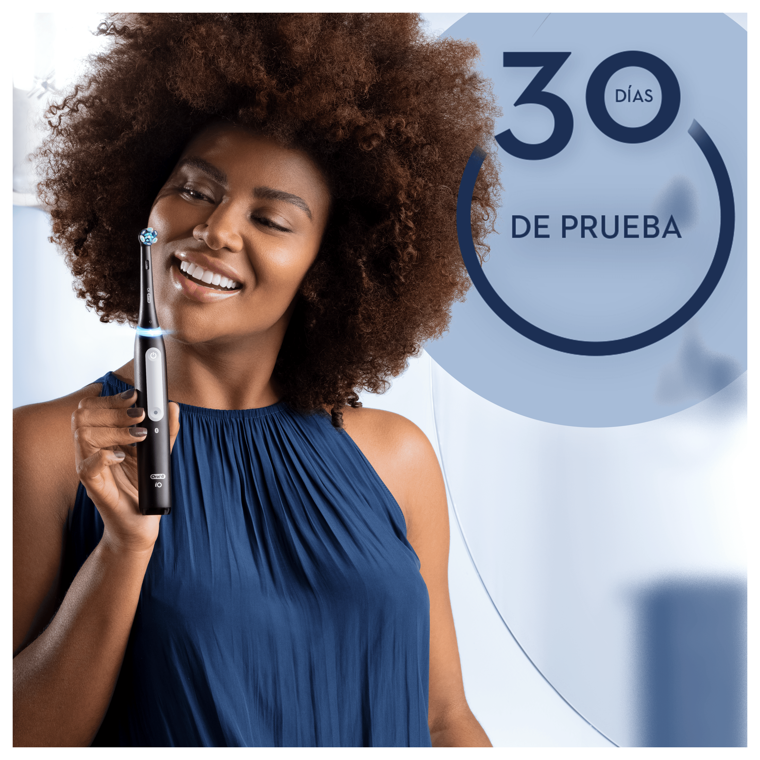 Oral-B iO 4 Pack de Cepillo Eléctrico Negro Mate con 3 Recambios