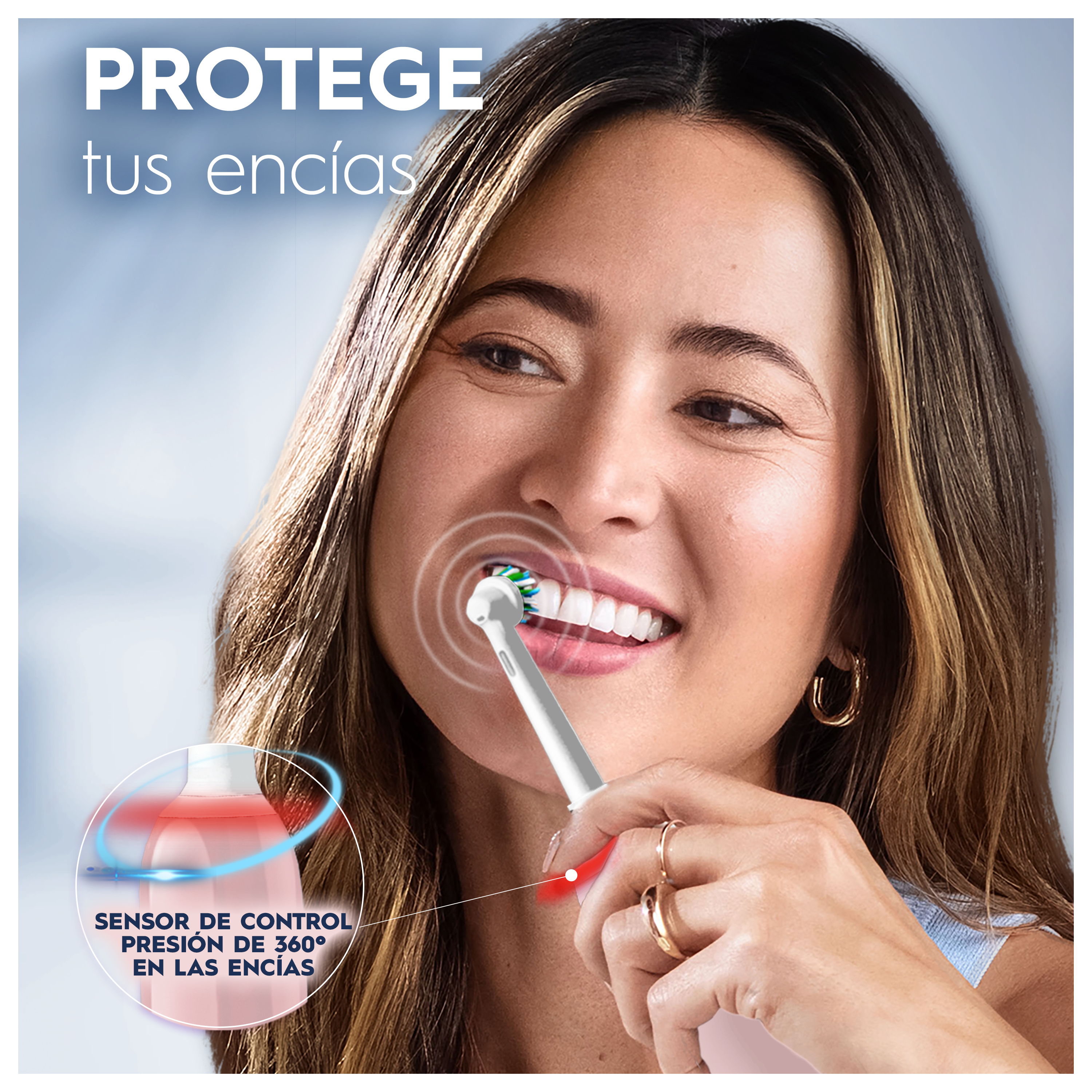 Oral-B Pro 3 Pack Dúo de Cepillos Eléctricos Rosa y Negro con 3 Recambios