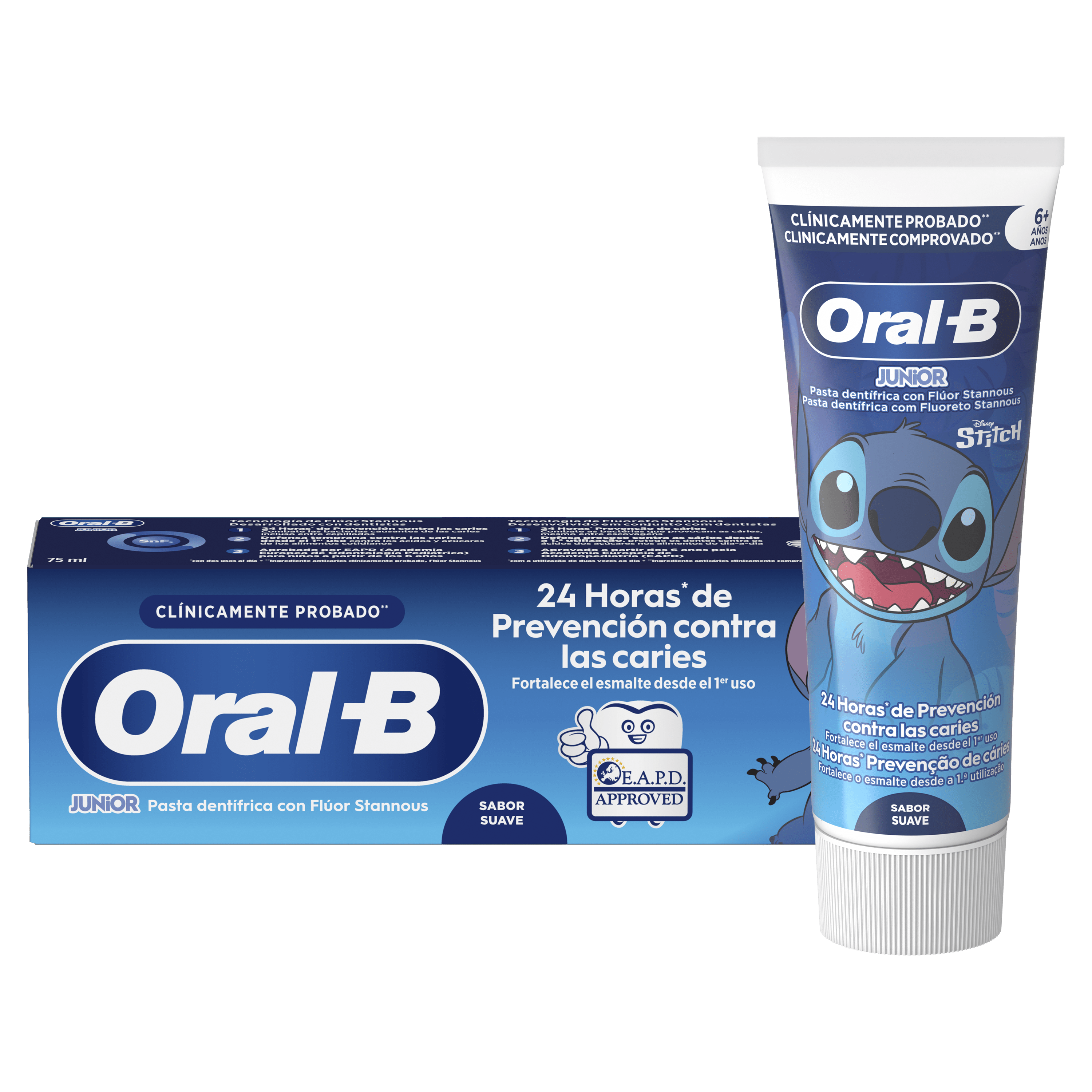 Oral-B Pasta Junior Stitch - Pack de 12