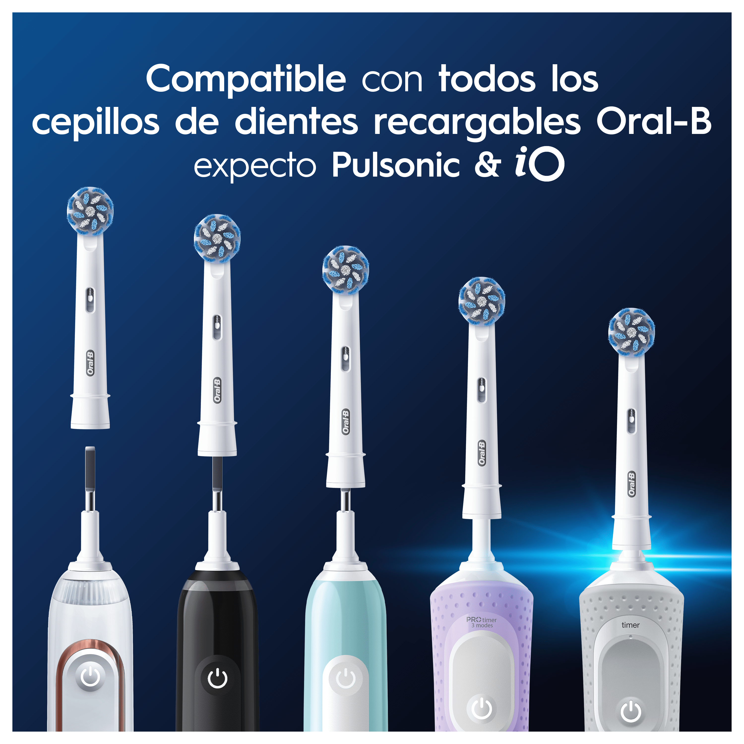 Oral-B Recambios Sensitive Clean - Pack de 8