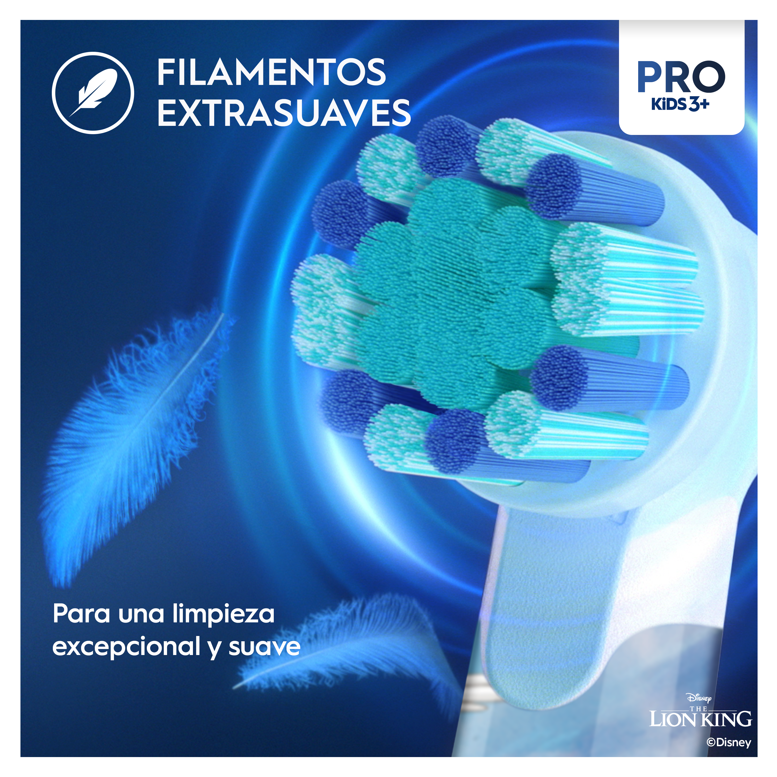 Oral-B Recambios para Niños Rey León - Pack de 8