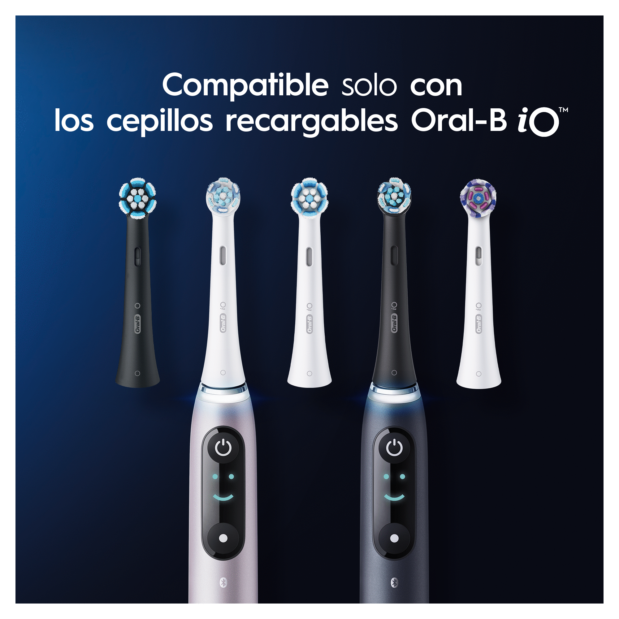 Oral-B iO Recambios Ultimate Clean en Blanco - Pack de 8