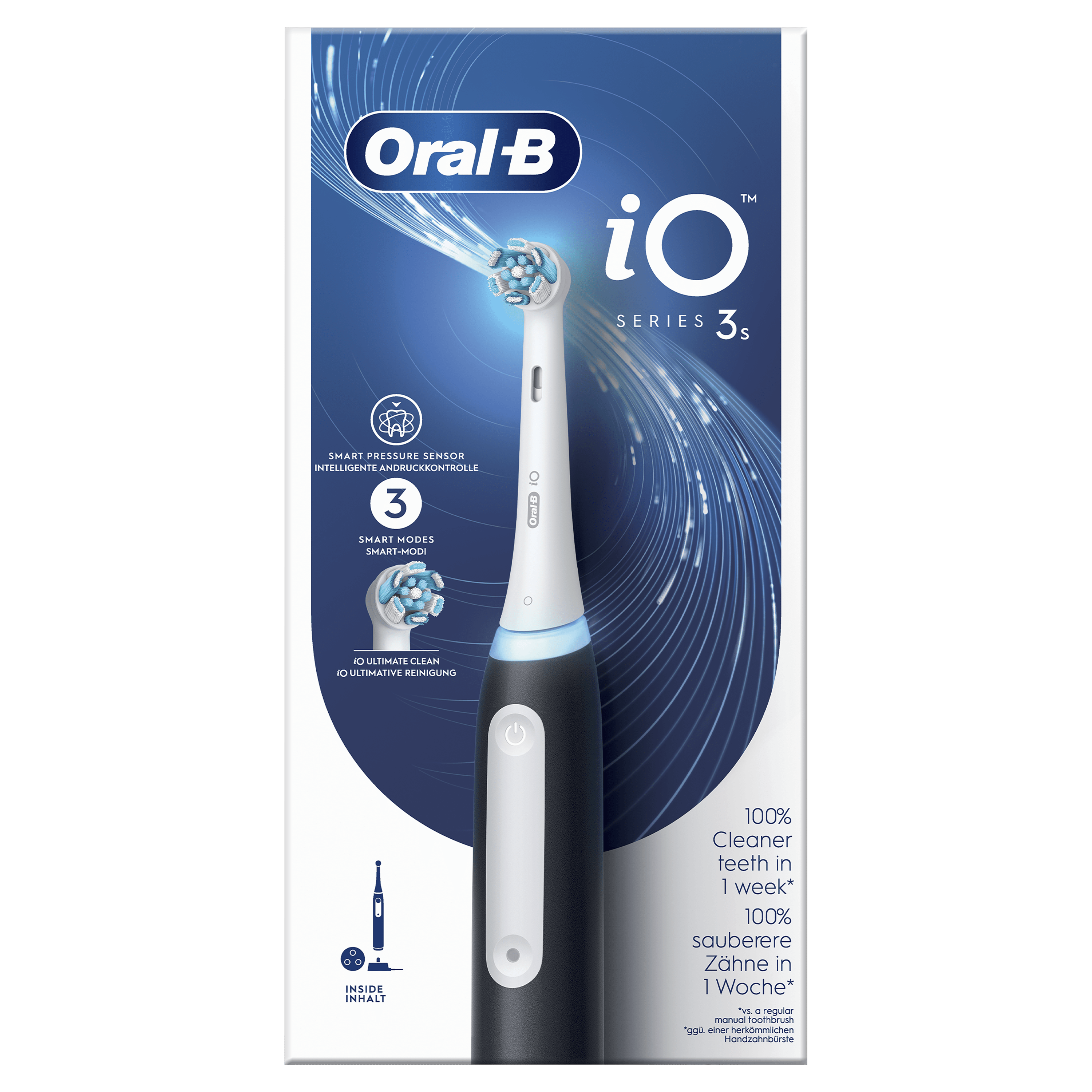 Oral-B iO 3 Cepillo Eléctrico Negro con 1 cabezal