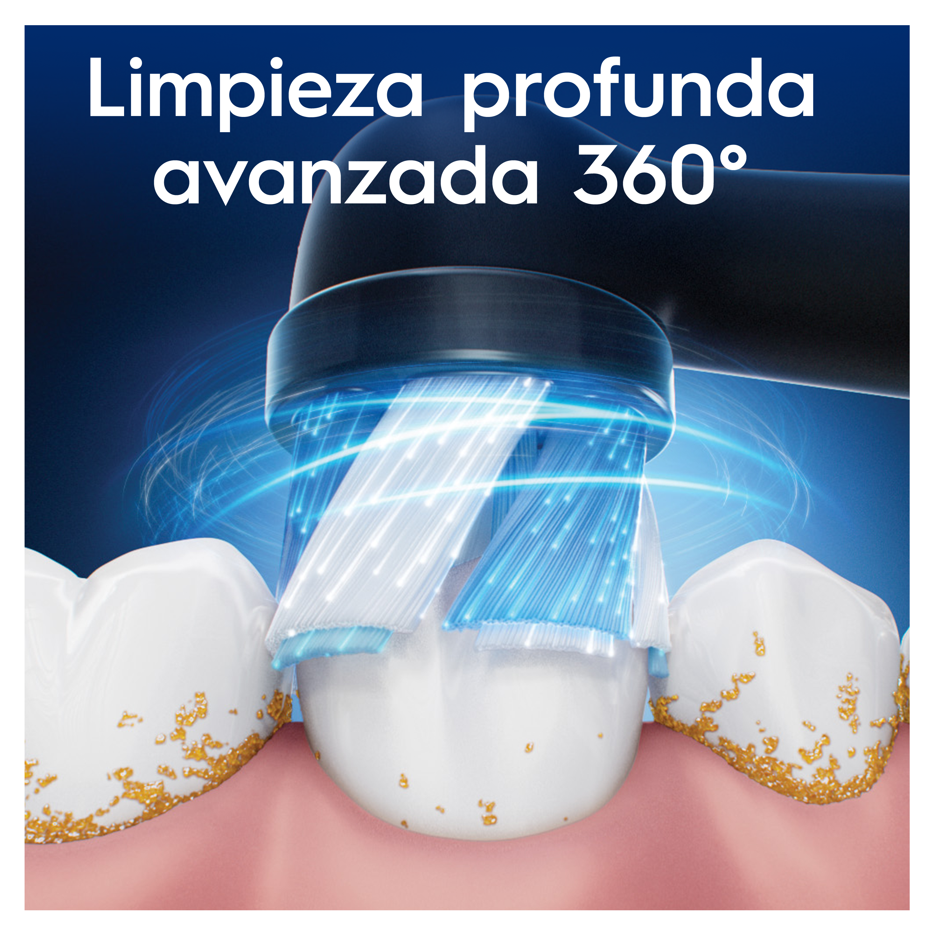 Oral-B iO Recambios Ultimate Clean en Negro - Pack de 4