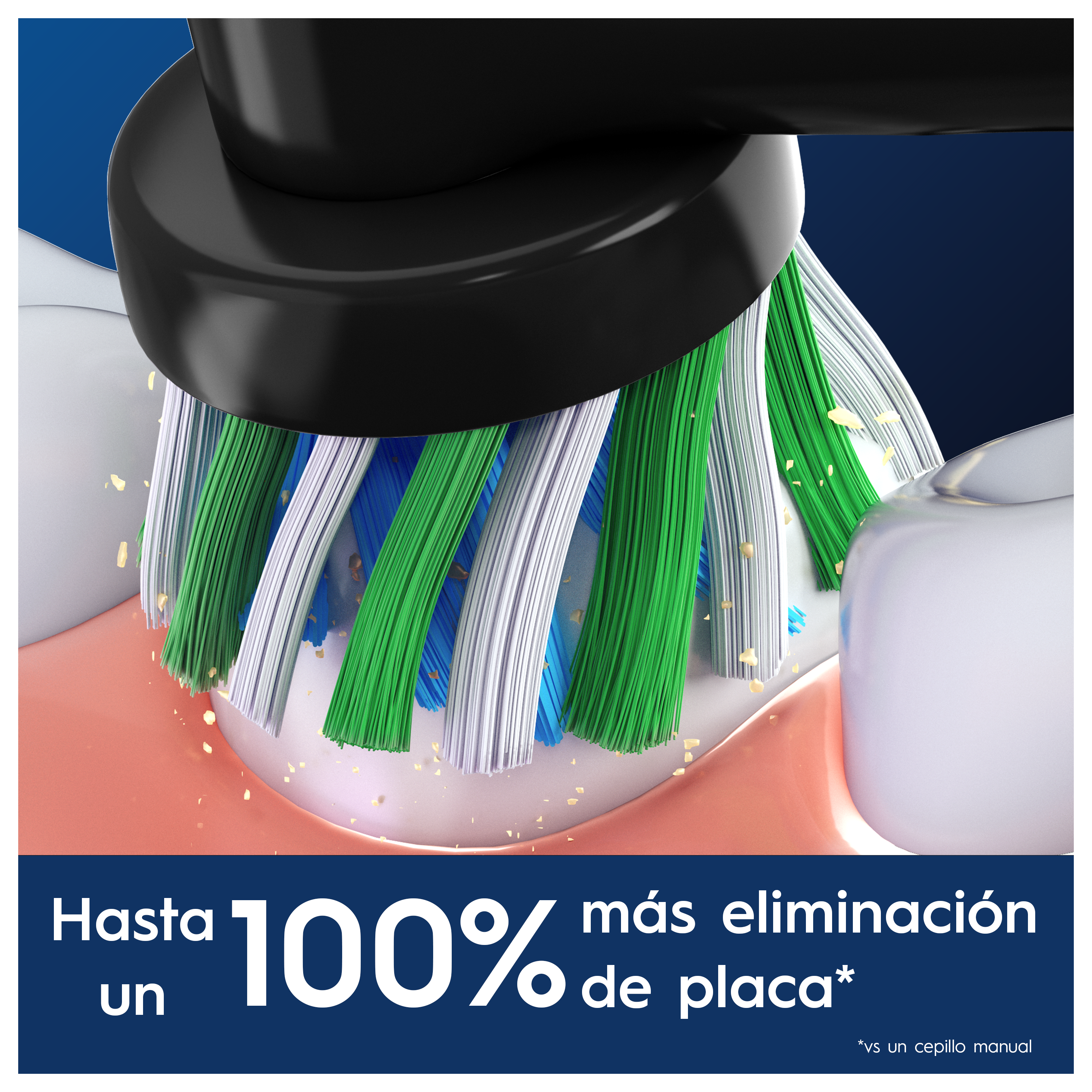 Oral-B Recambios Cross Action Negros - Pack de 18