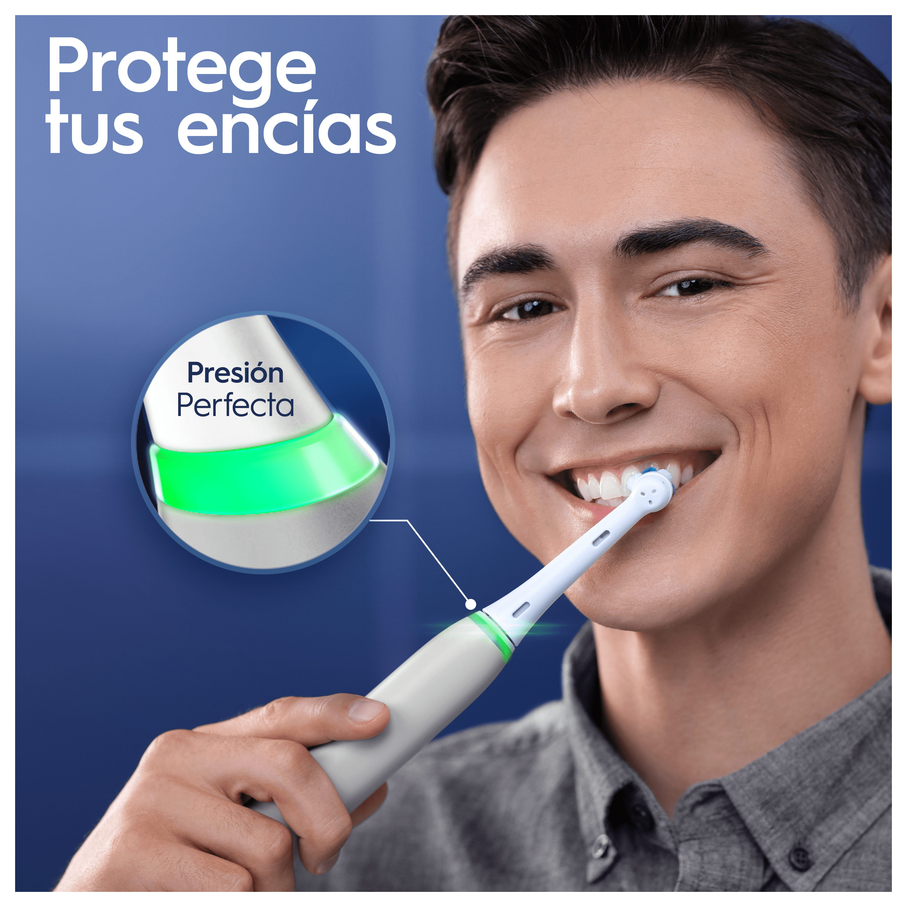 Oral-B iO 6 Pack de Cepillo Eléctrico Gris con 3 Recambios y estuche de viaje