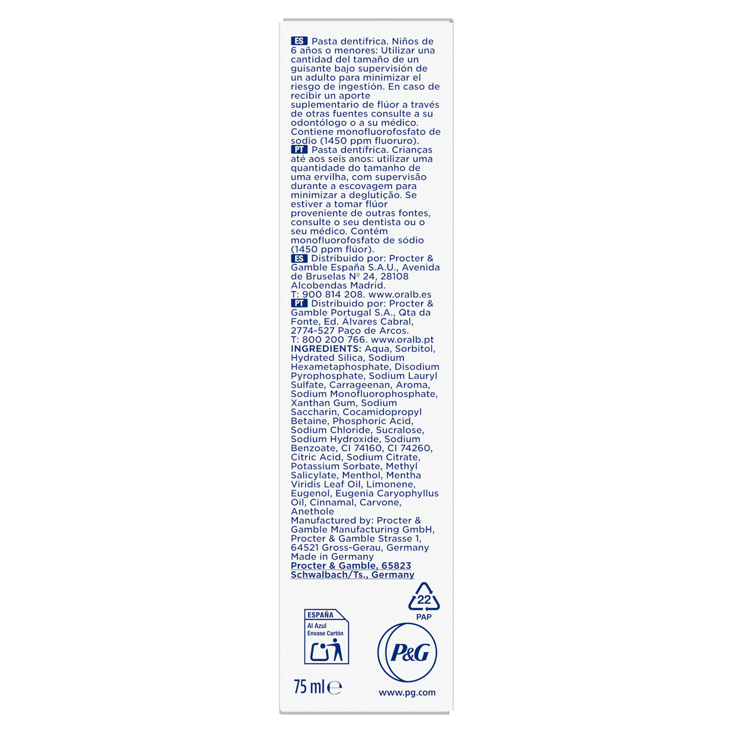 Oral-B Pasta 3DW Clinical