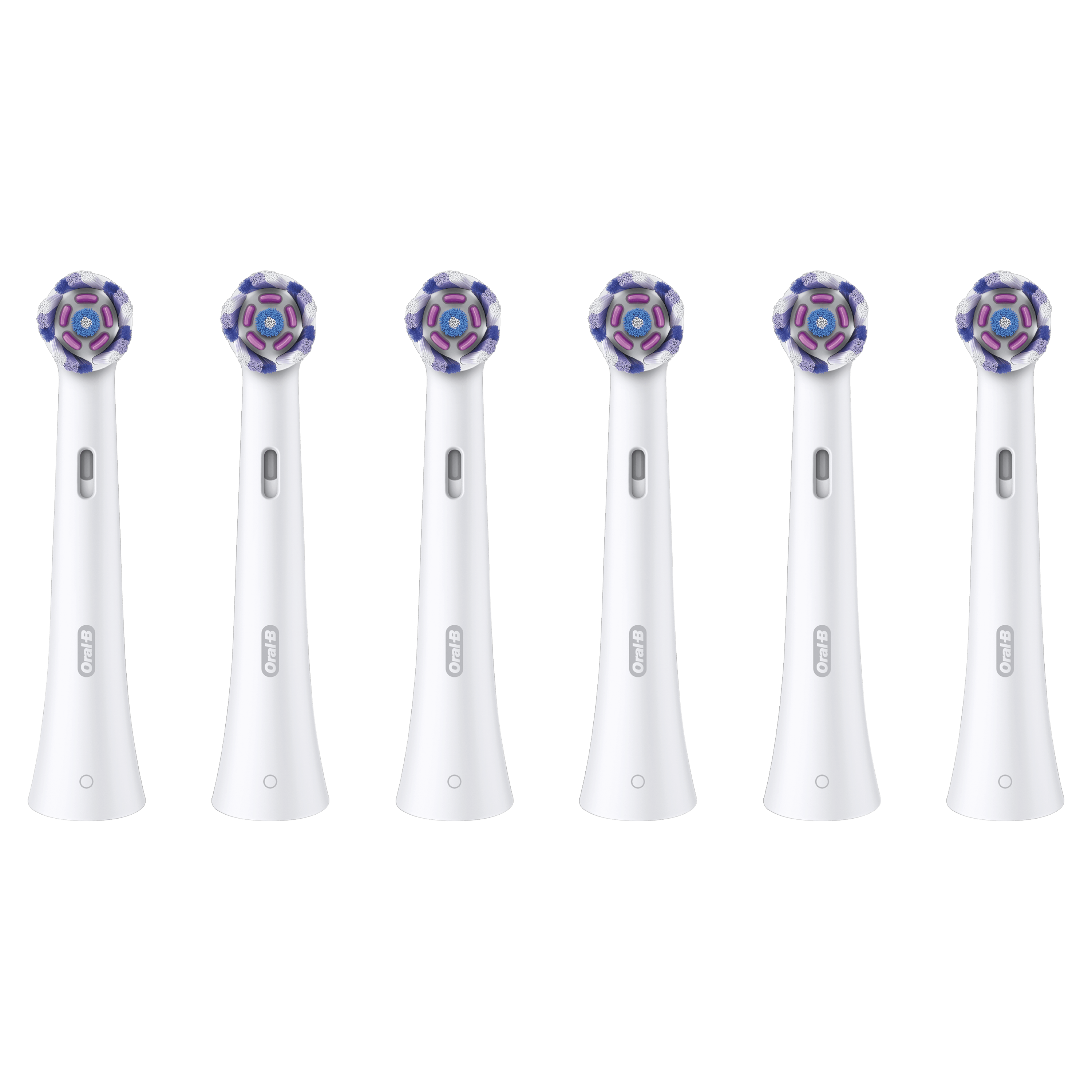 Oral-B iO Recambios Radiant White en Blanco - Pack de 6