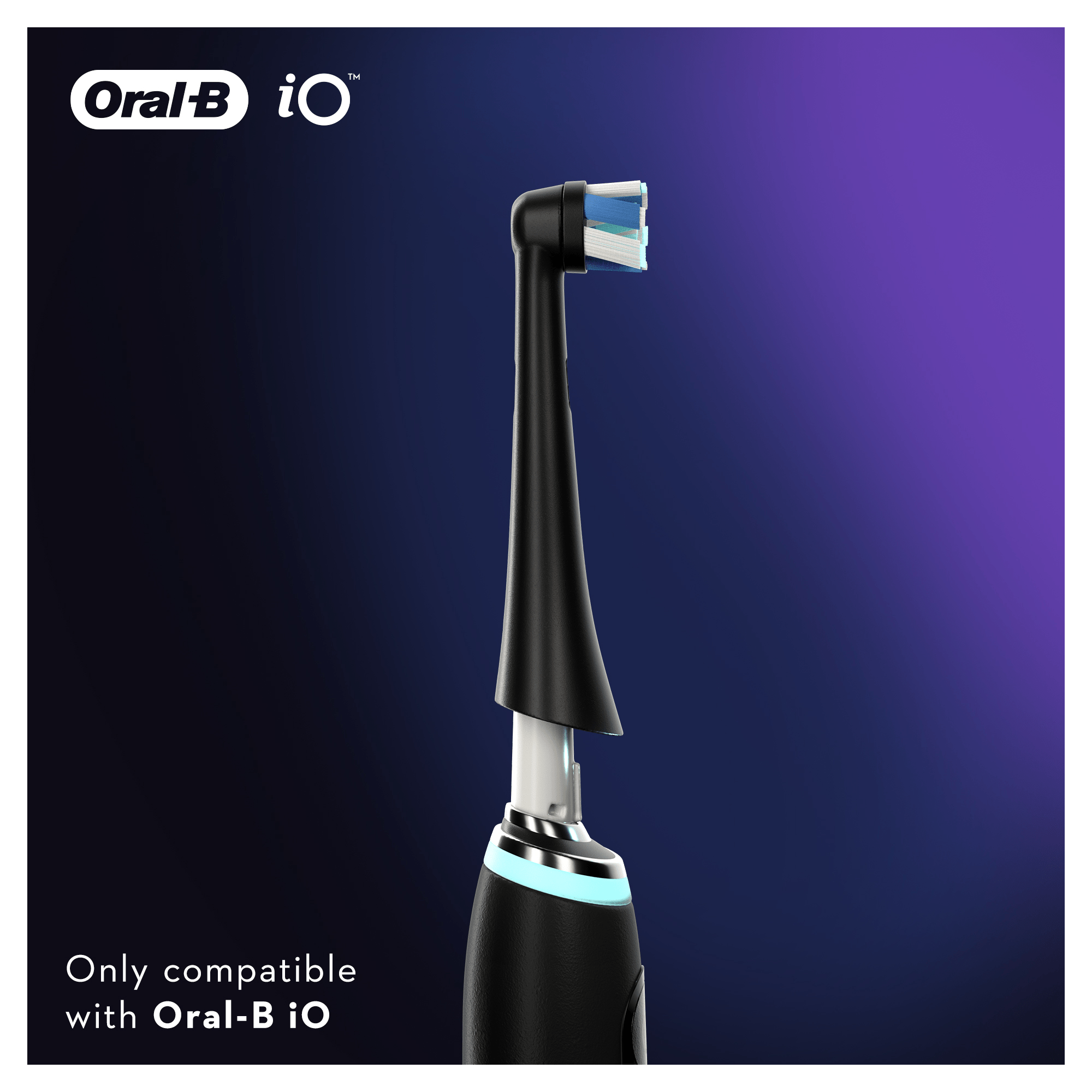 Oral-B iO 4 Cepillo Eléctrico negro con 1 + 2 Recambios