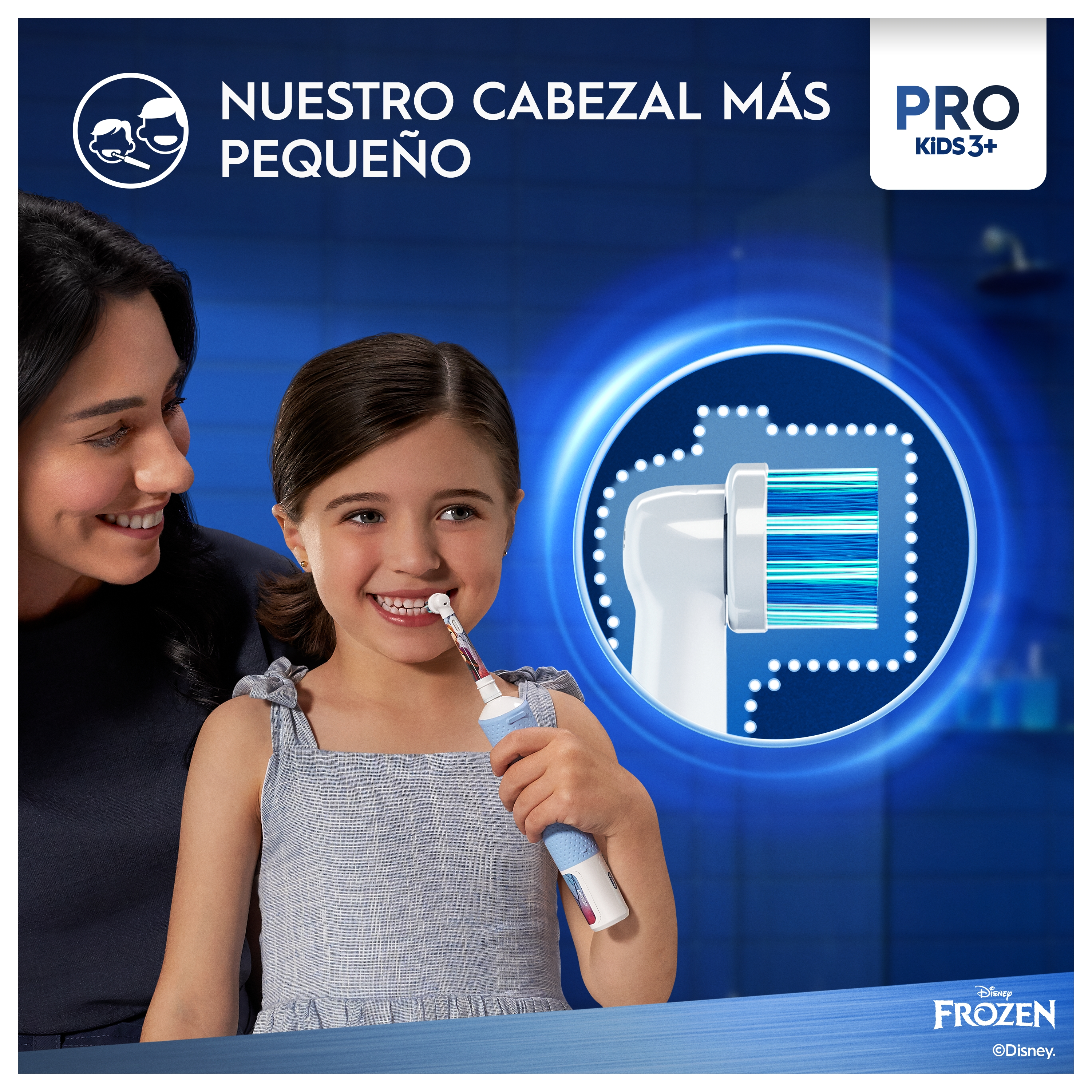 Oral-B Pro Kids Frozen Cepillo Eléctrico con 1 Recambio