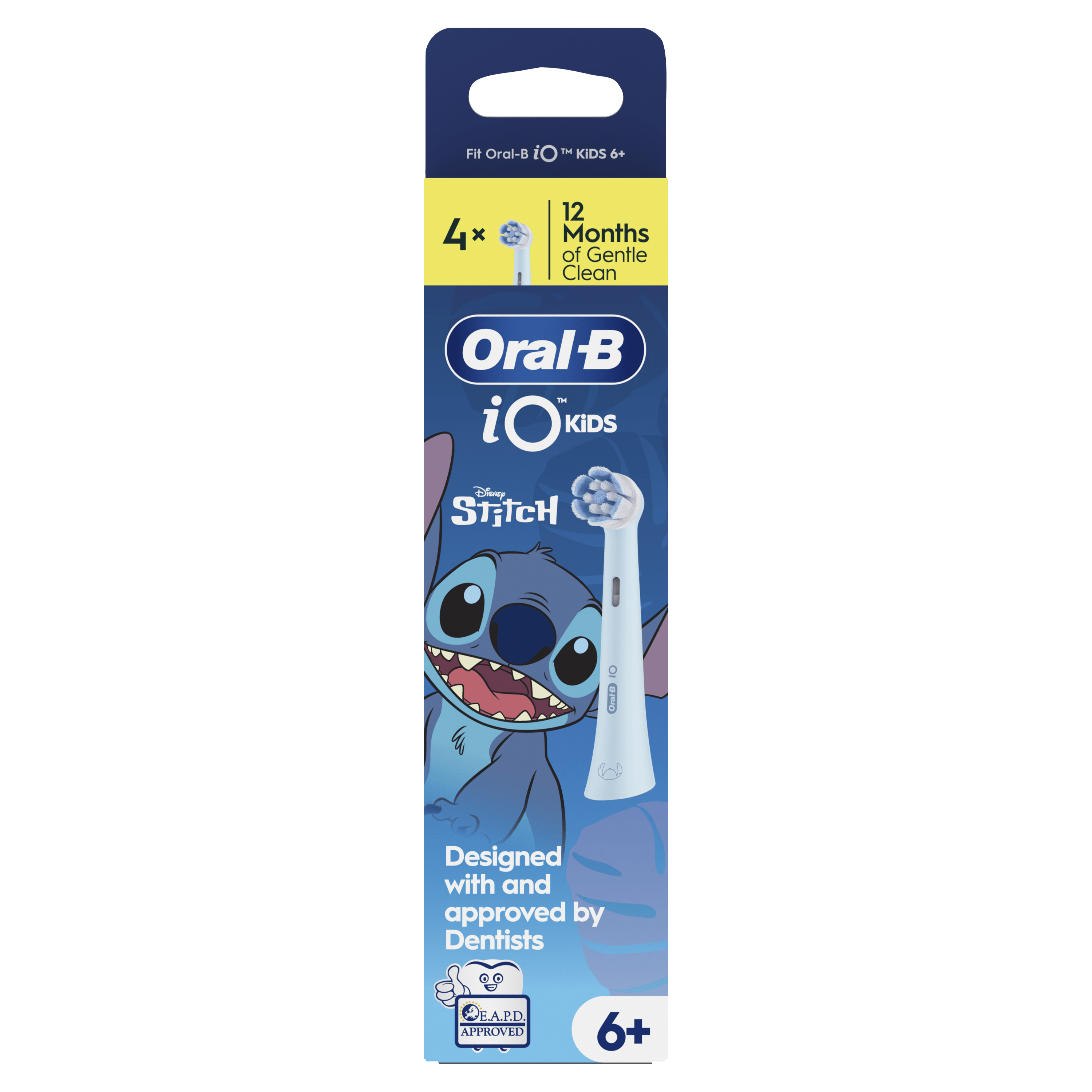 Oral-B iO Niños Recambios Stitch - Pack de 4