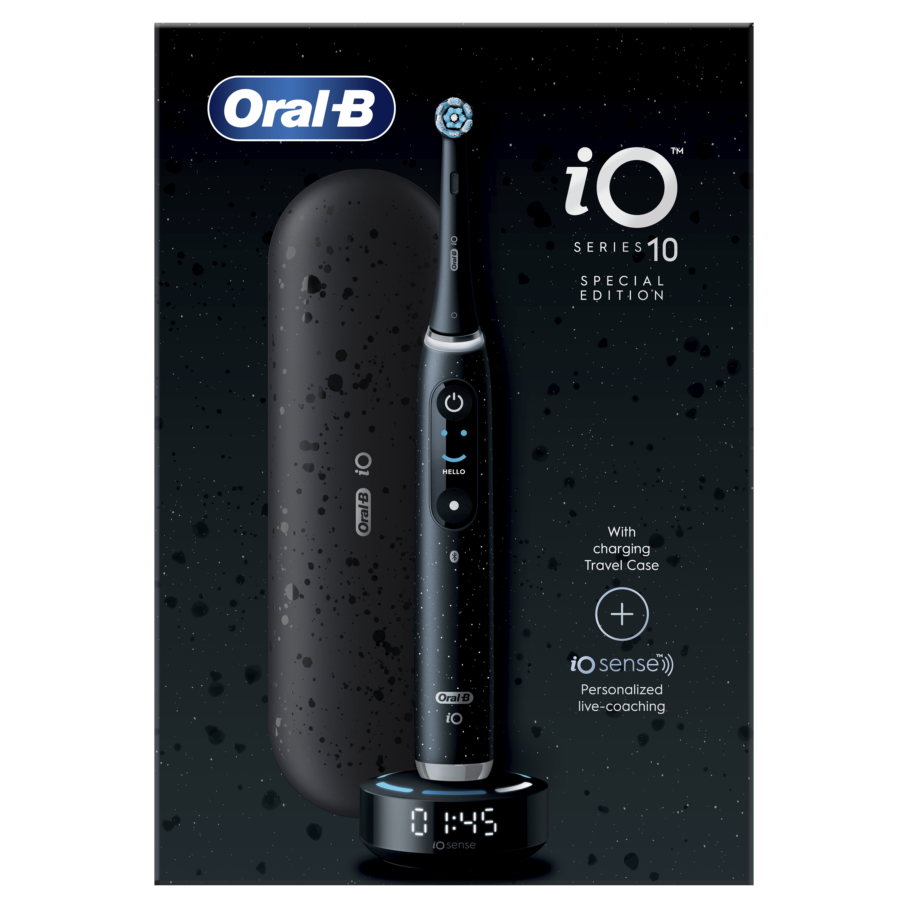 Oral-B iO 10 Cepillo Eléctrico Negro Edición Especial con 1 cabezal