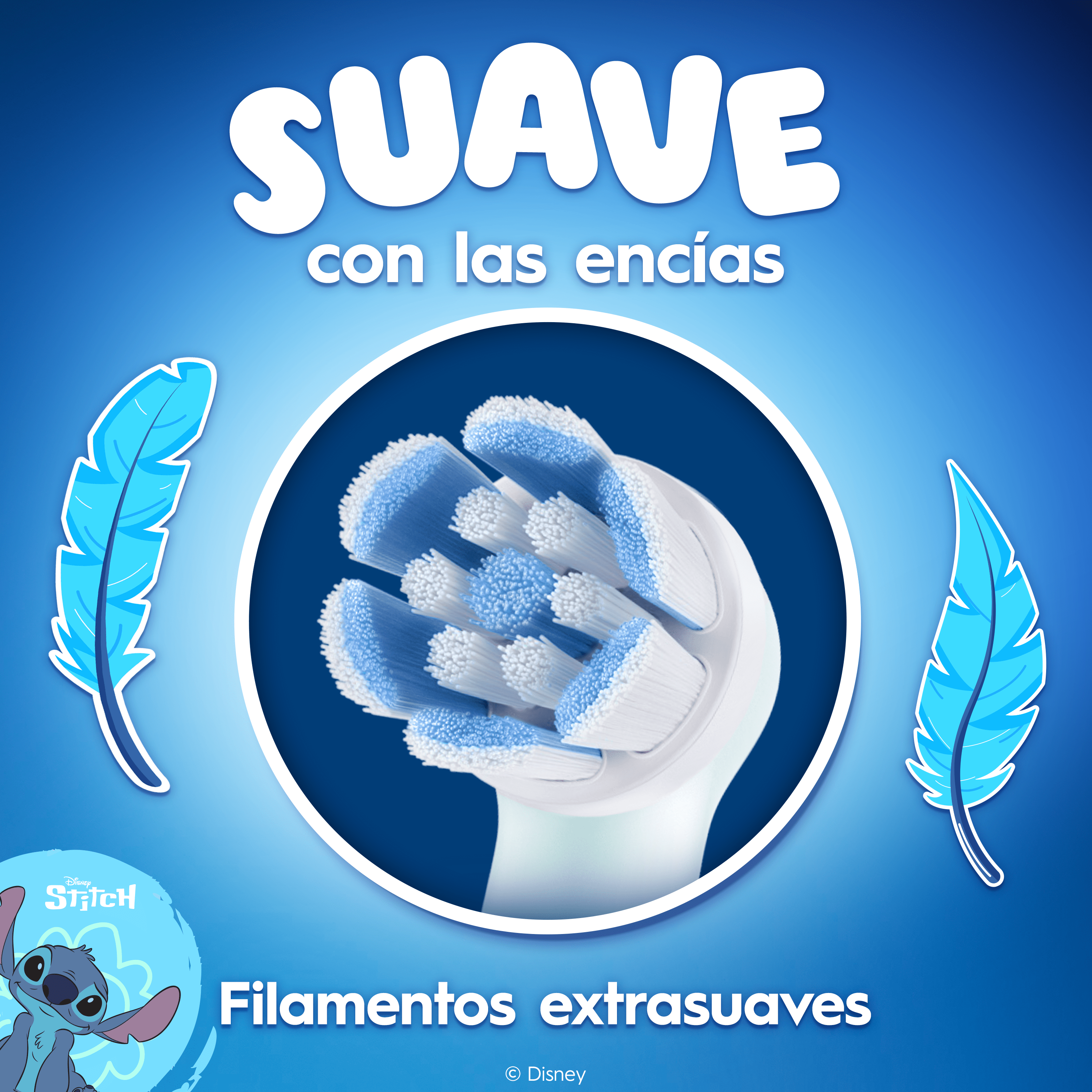 Oral-B iO Niños Recambios Stitch - Pack de 4