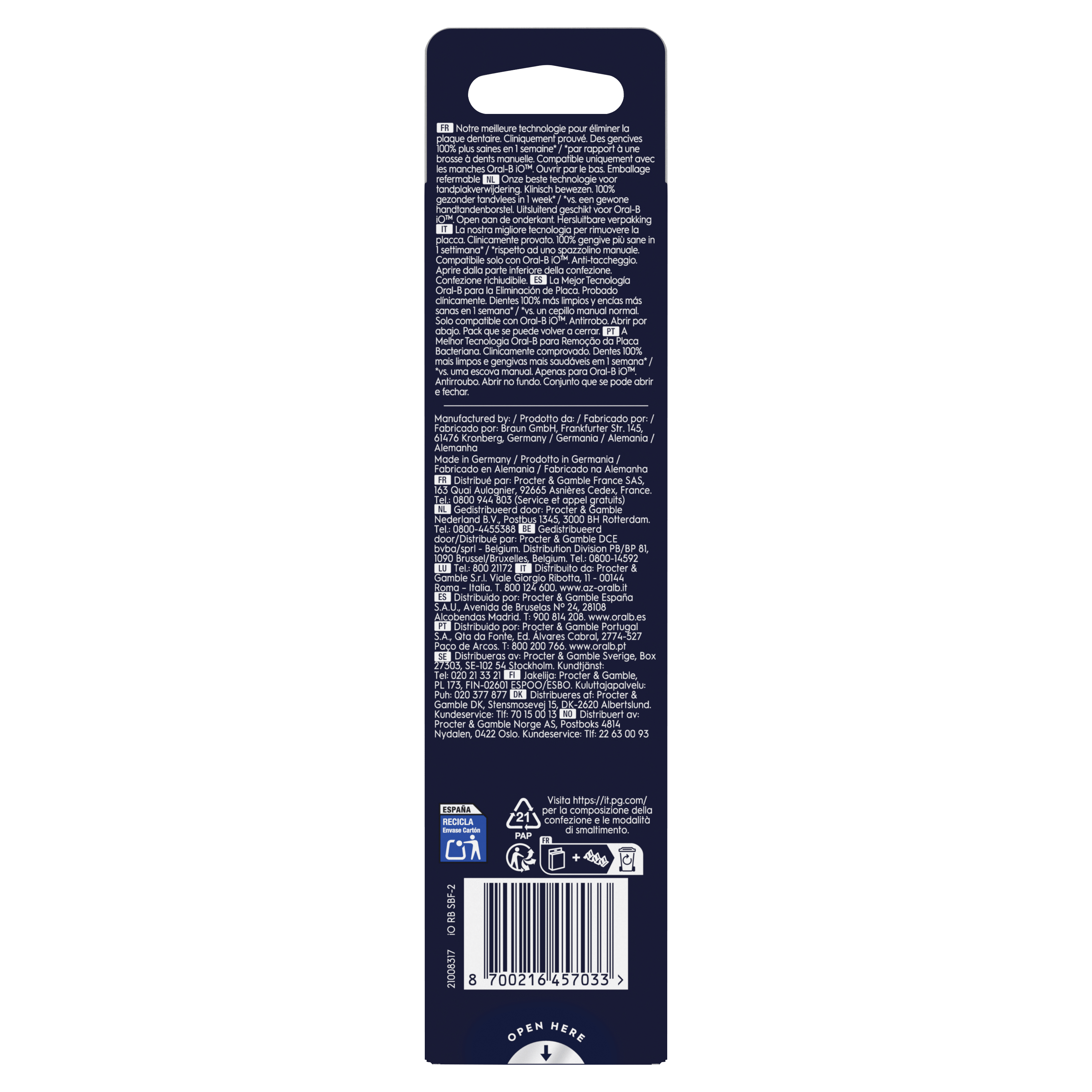 Oral-B iO Recambios Gentle Care - Pack de 7