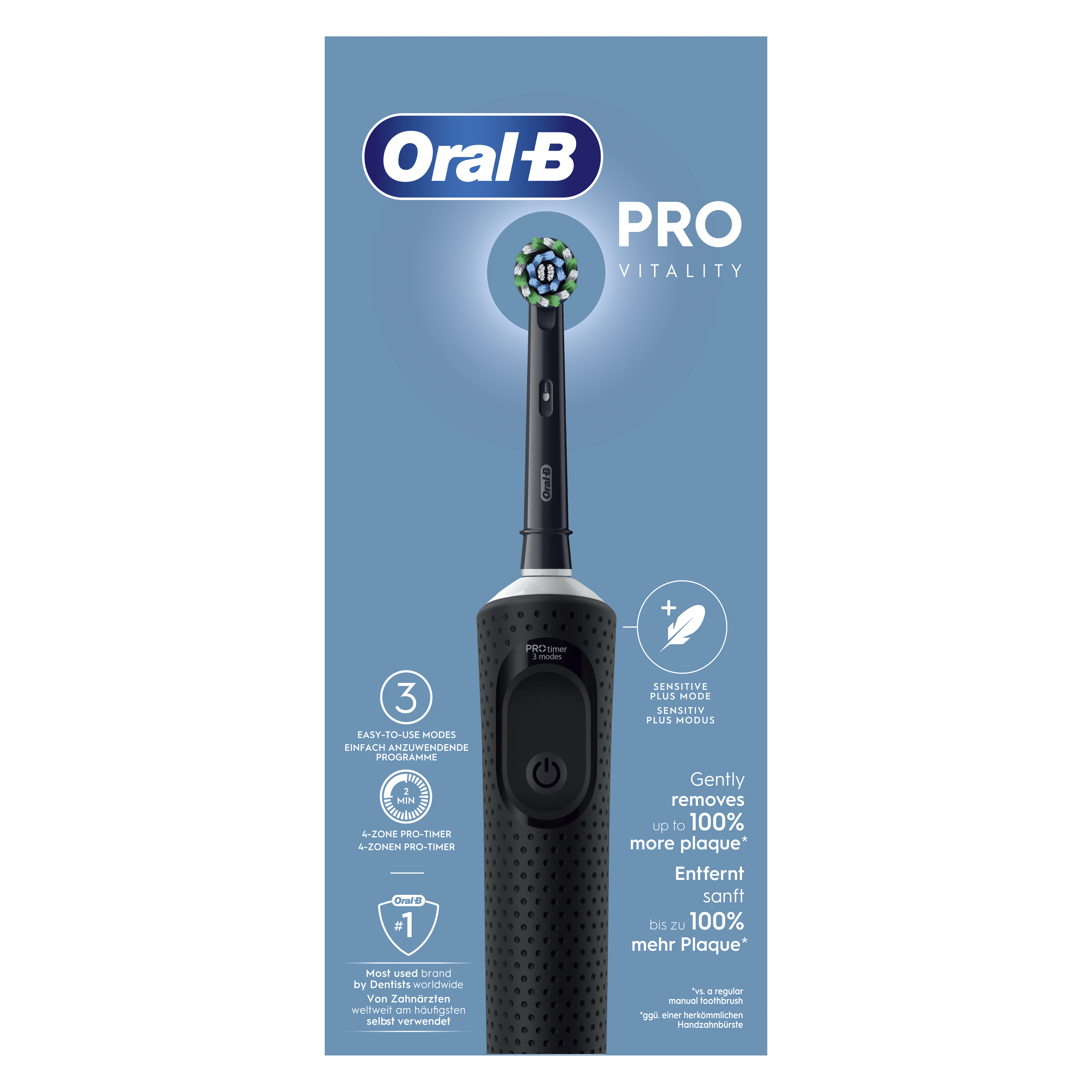Oral-B Pro Vitality Cepillo de Dientes Eléctrico Negro