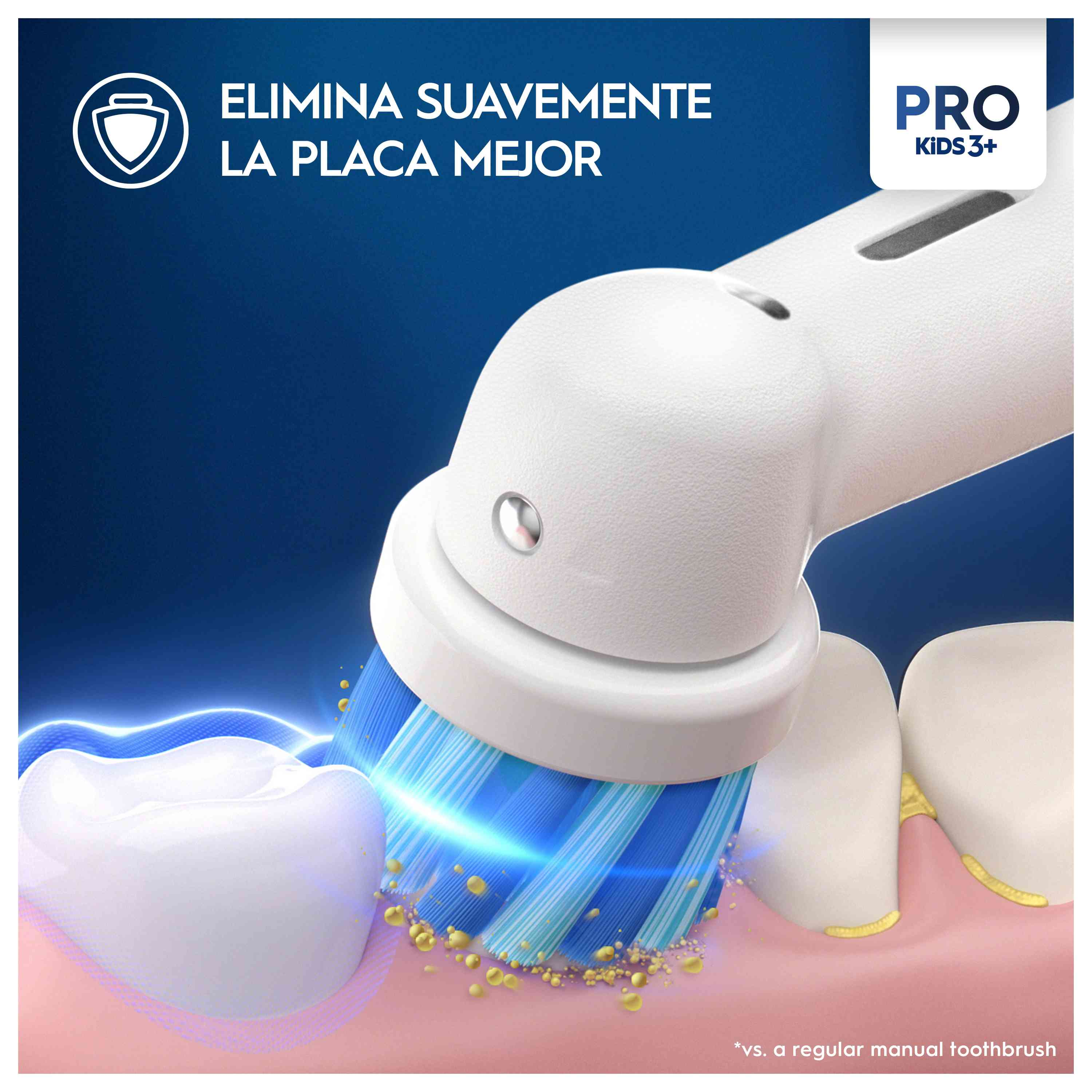 Oral-B Pro Kids Spiderman Cepillo Eléctrico con 1 + 4 Recambios