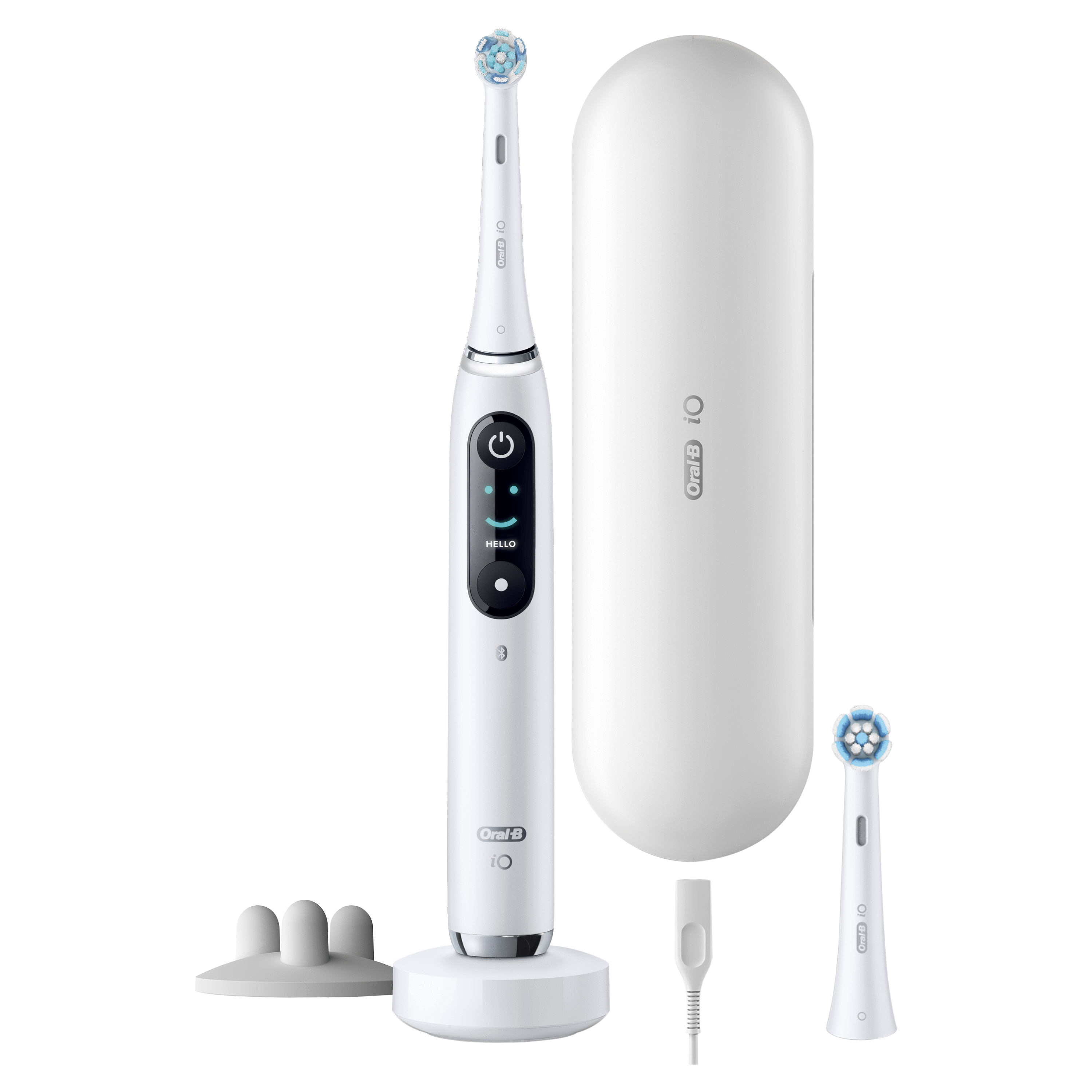 Oral-B iO 9 Cepillo Eléctrico Blanco con 2 Cabezales