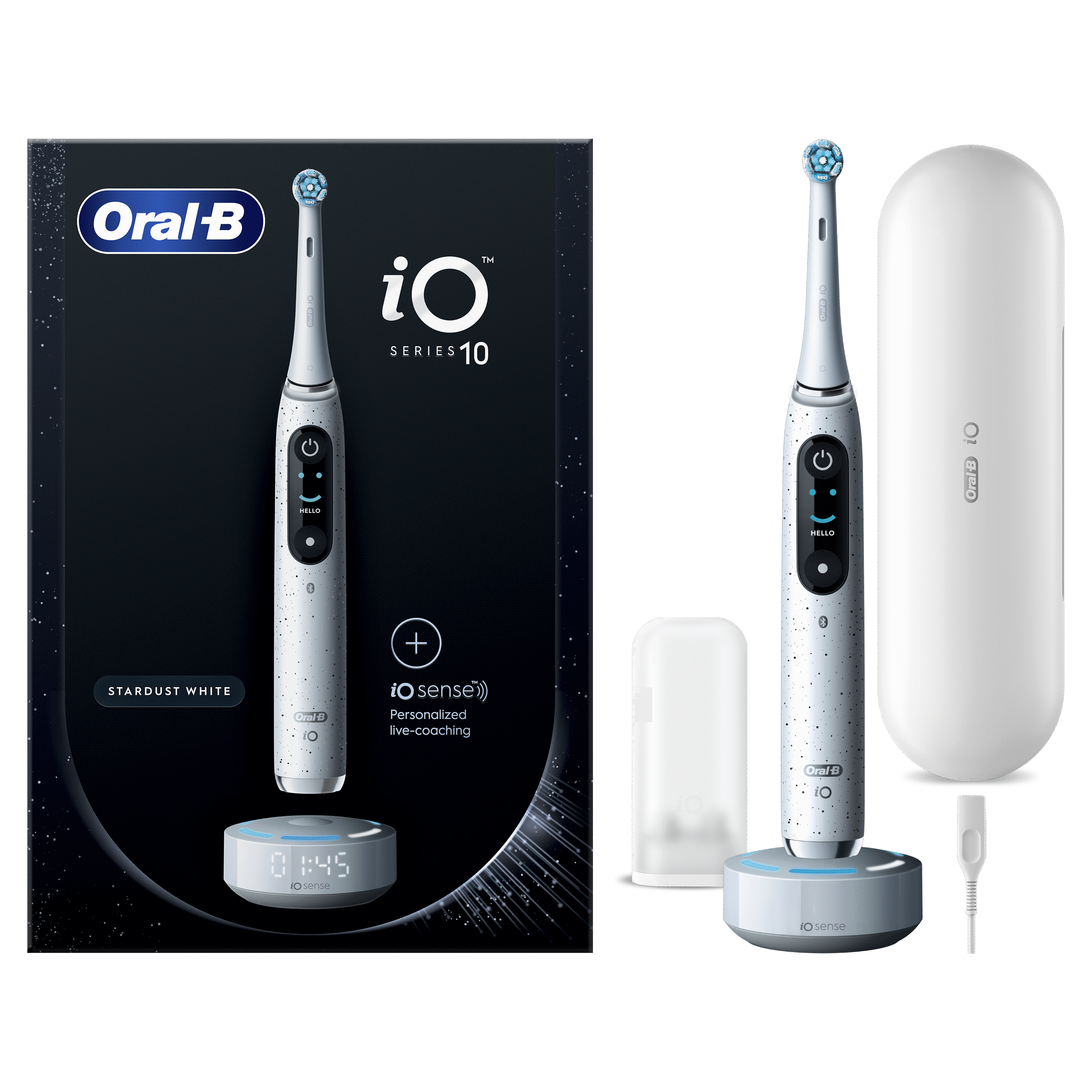 Oral-B iO 10 Cepillo Eléctrico blanco con 1 + 6 Recambios
