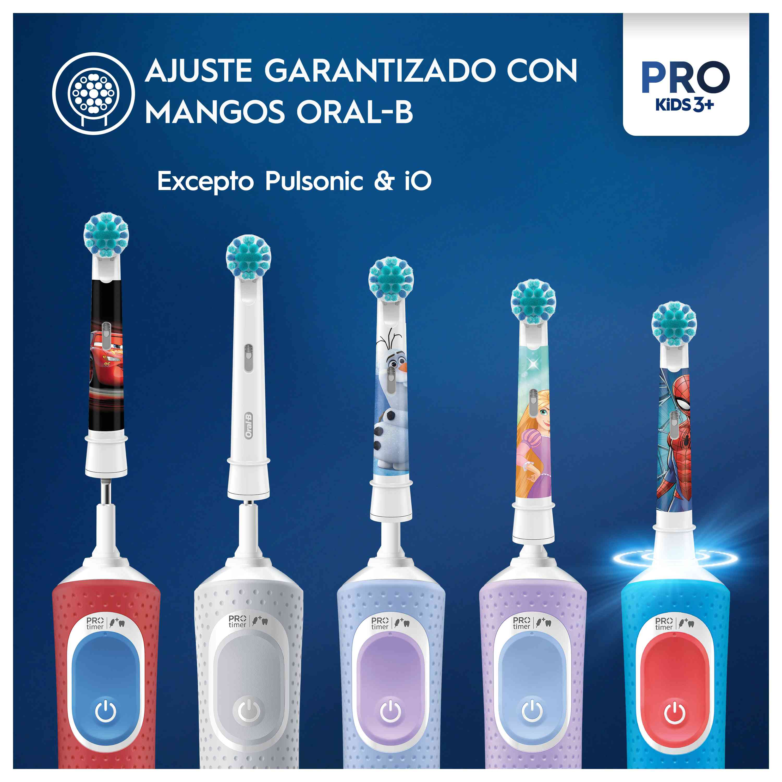 Oral-B Recambios para Niños Frozen - Pack de 4