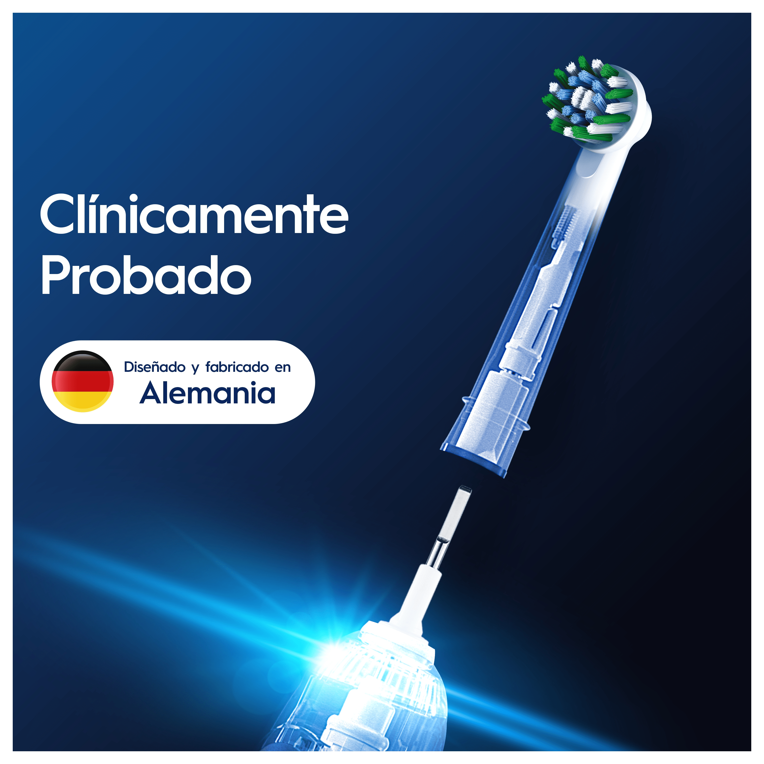 Oral-B Recambios Cross Action Blancos - Pack de 20