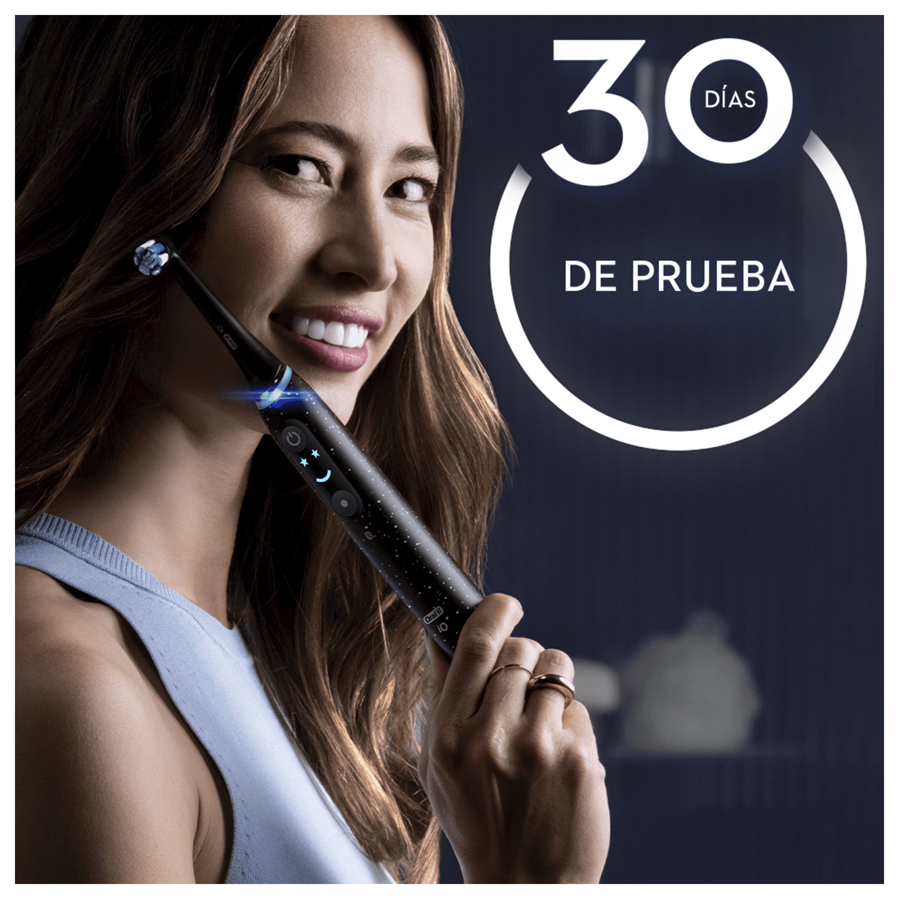 Oral-B iO 10 Pack de Cepillo Eléctrico Negro con 3 cabezales y cargador de viaje