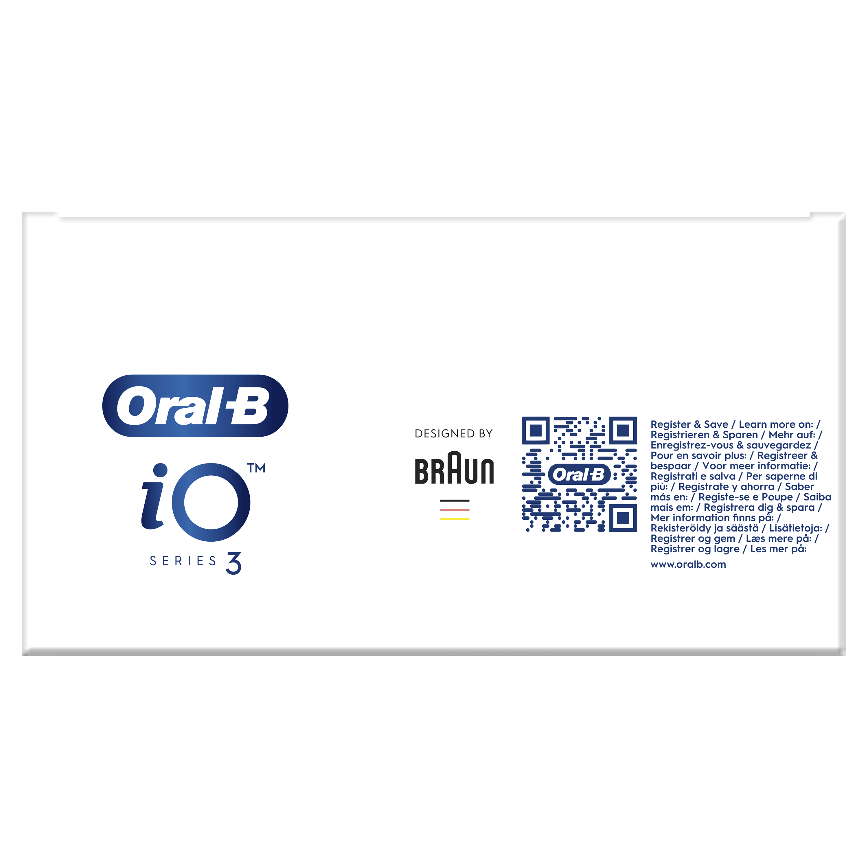 Oral-B iO 3 Cepillo Eléctrico Negro con 1+5 cabezal y estuche de viaje