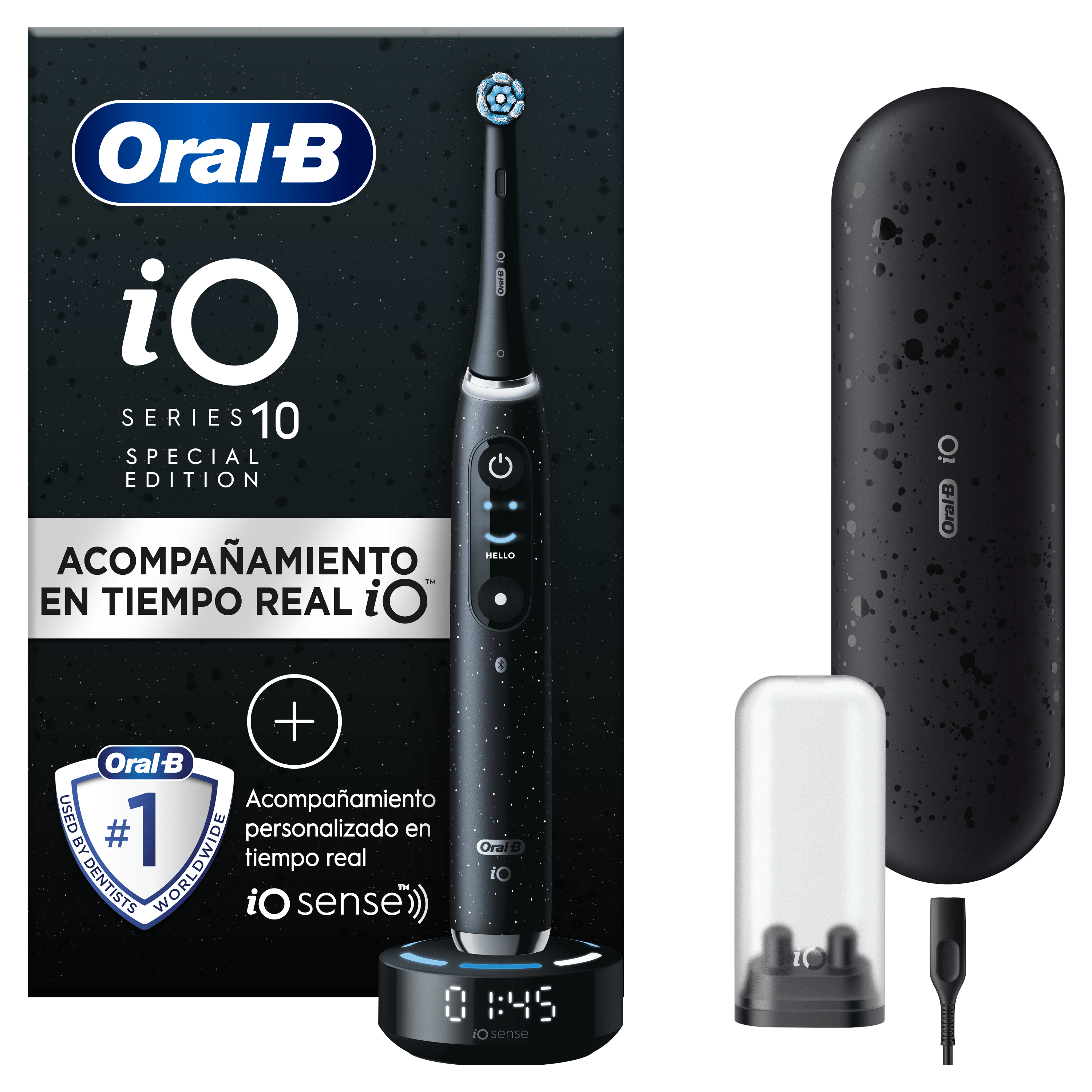 Oral-B iO 10 Cepillo Eléctrico Negro Edición Especial con 1 cabezal