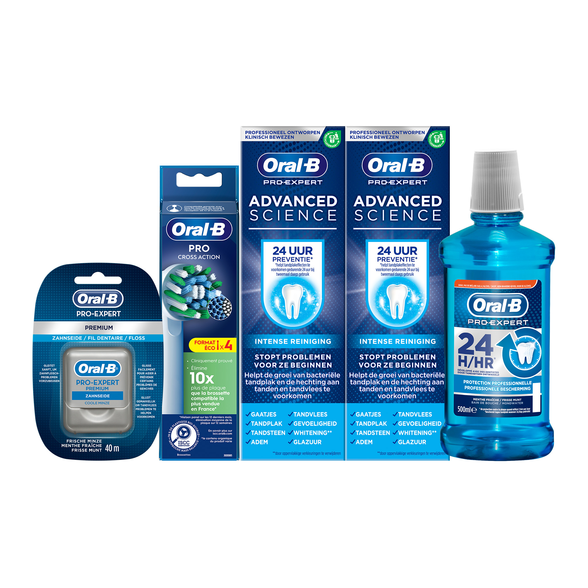 Oral-B Pro Pack de routine dentaire - protection quotidienne