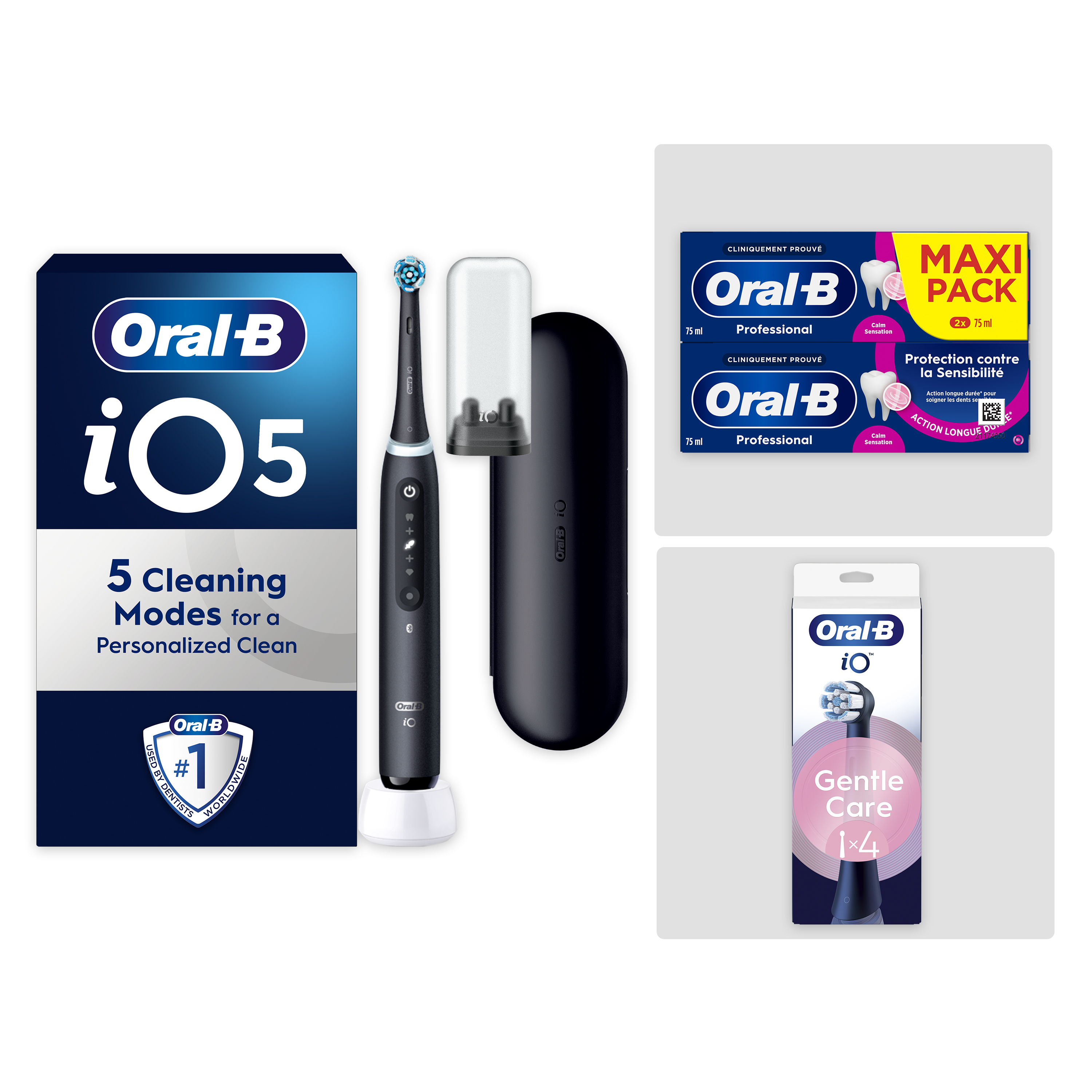 Oral-B iO5 Noire Pack Sensibilité