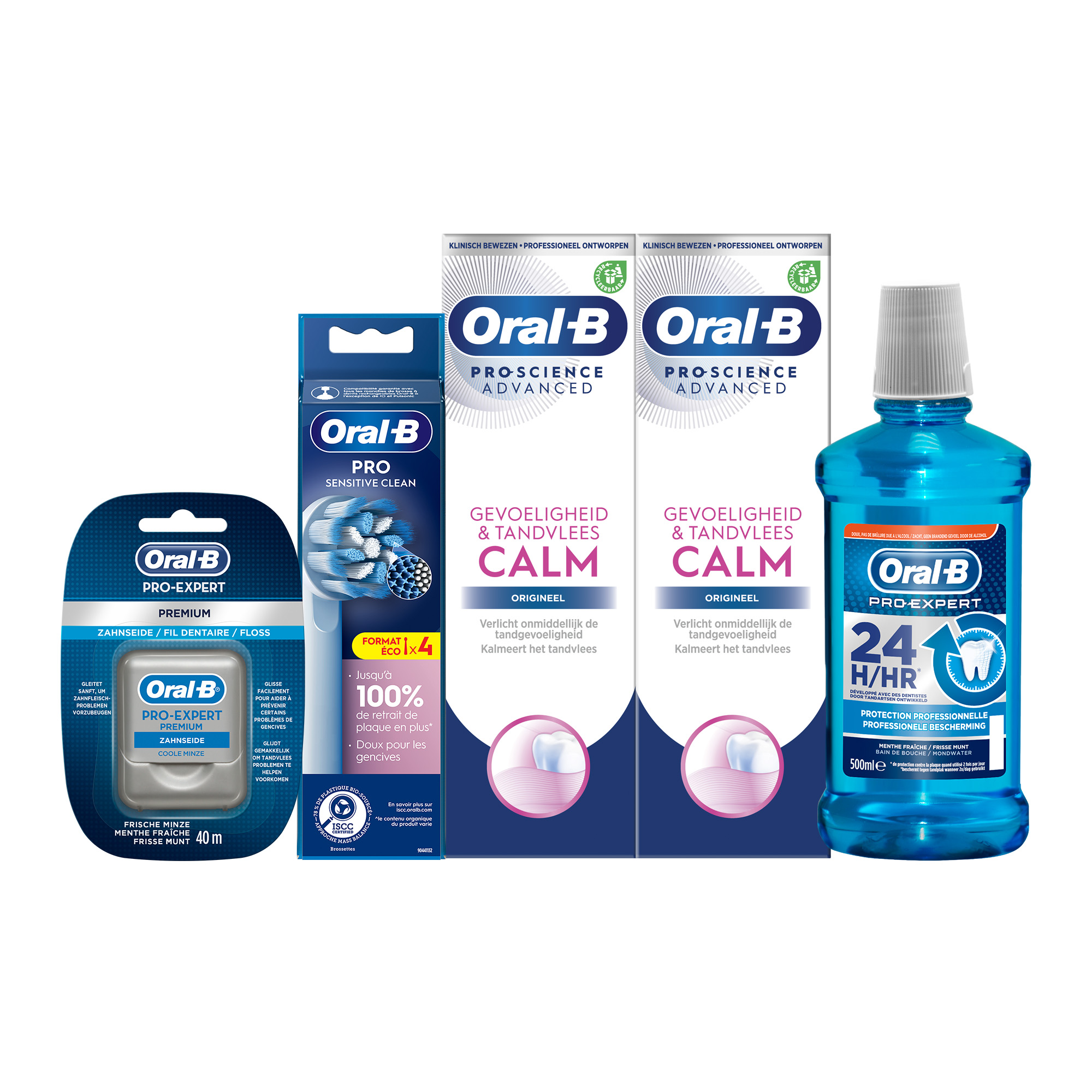 Oral-B Pro Pack de routine dentaire - gencives sensibles