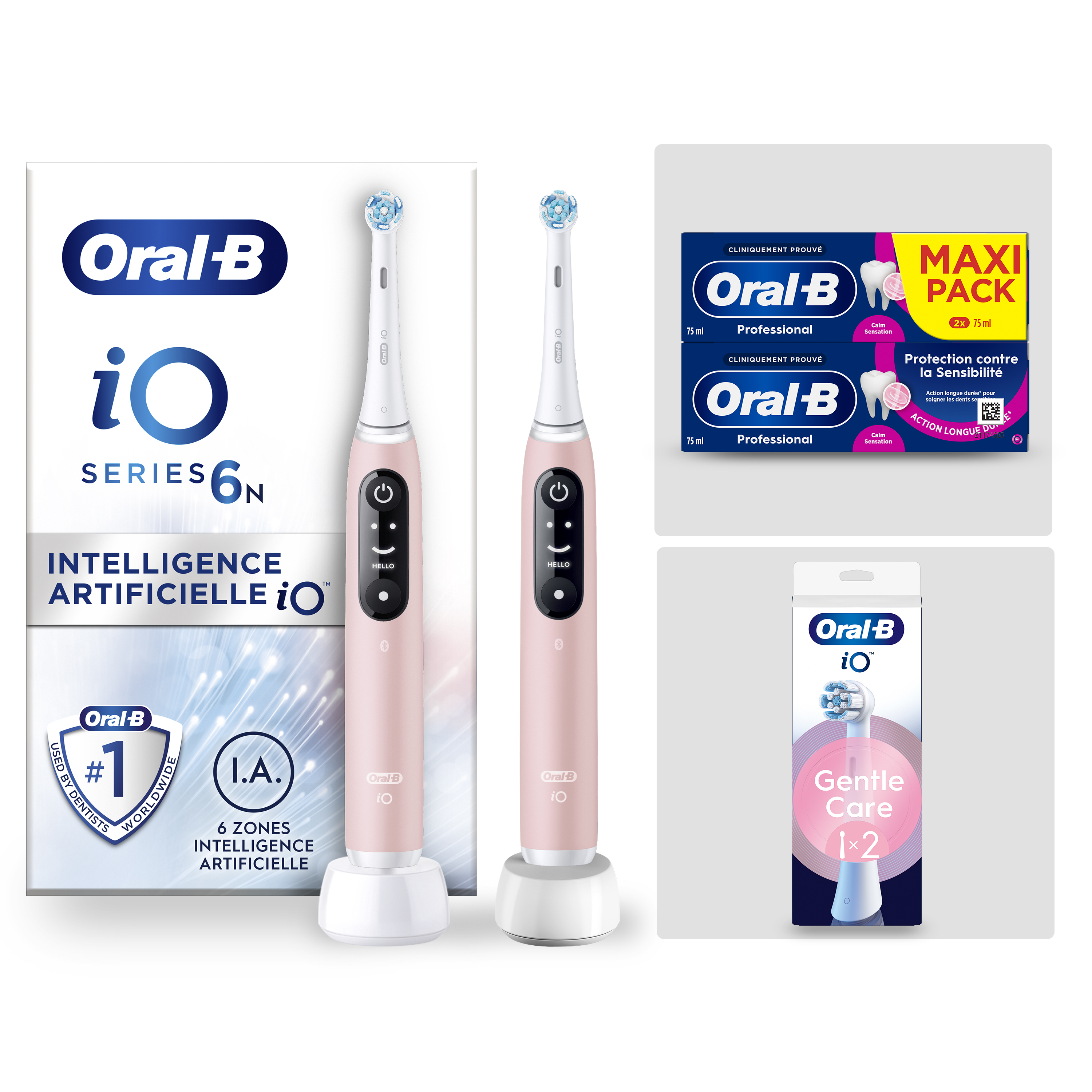 Oral-B iO6 Rose Pack Sensibilité