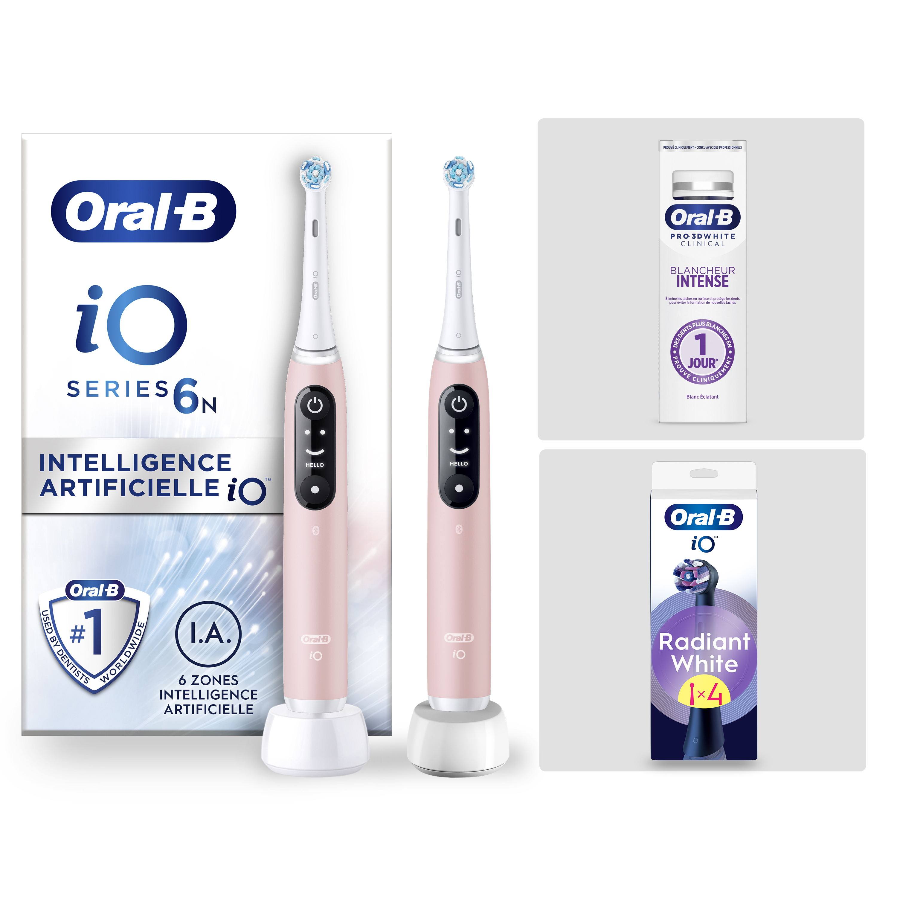 Oral-B iO6 Rose Pack Blancheur