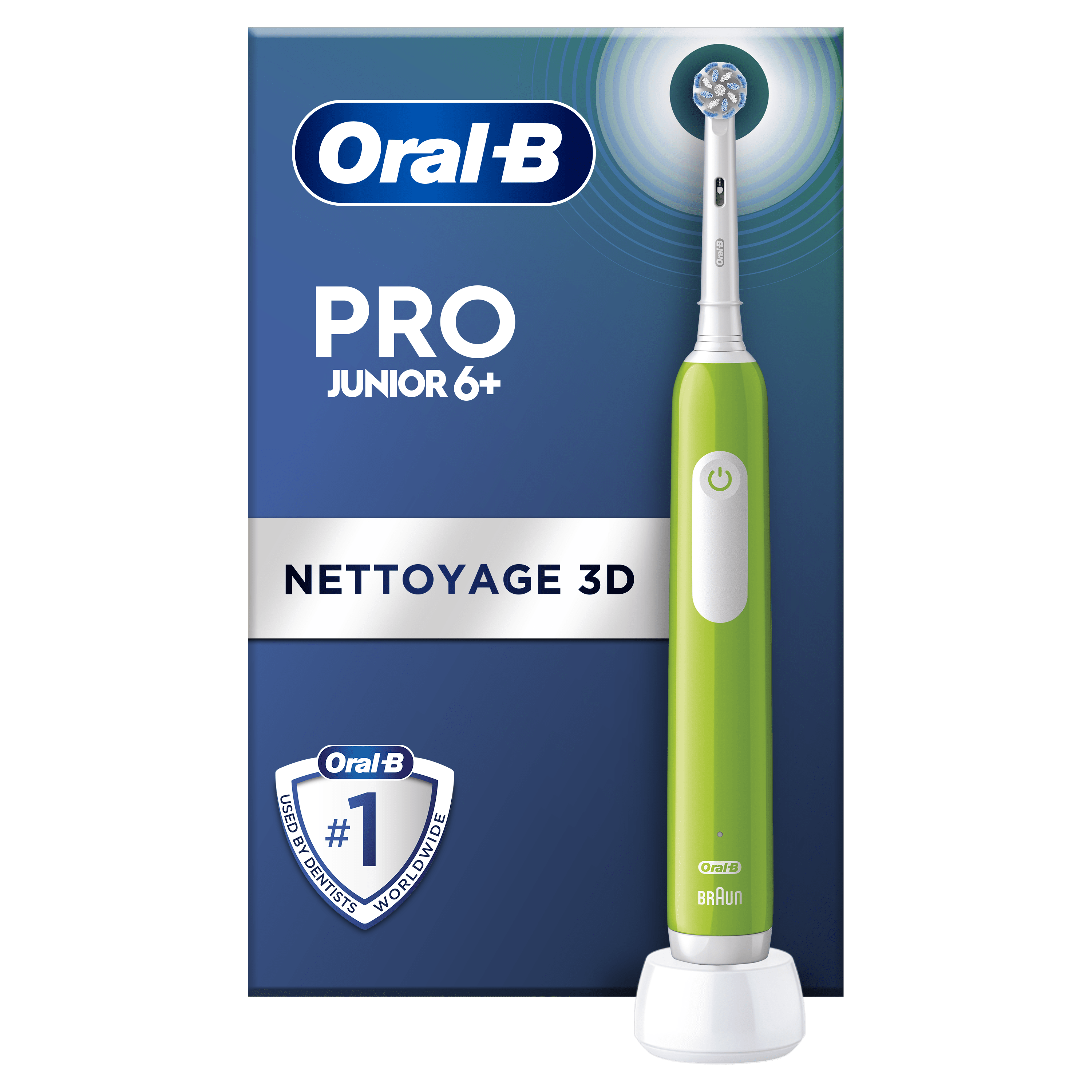 Oral-B Pro1 Verte Junior Brosse à dents électrique