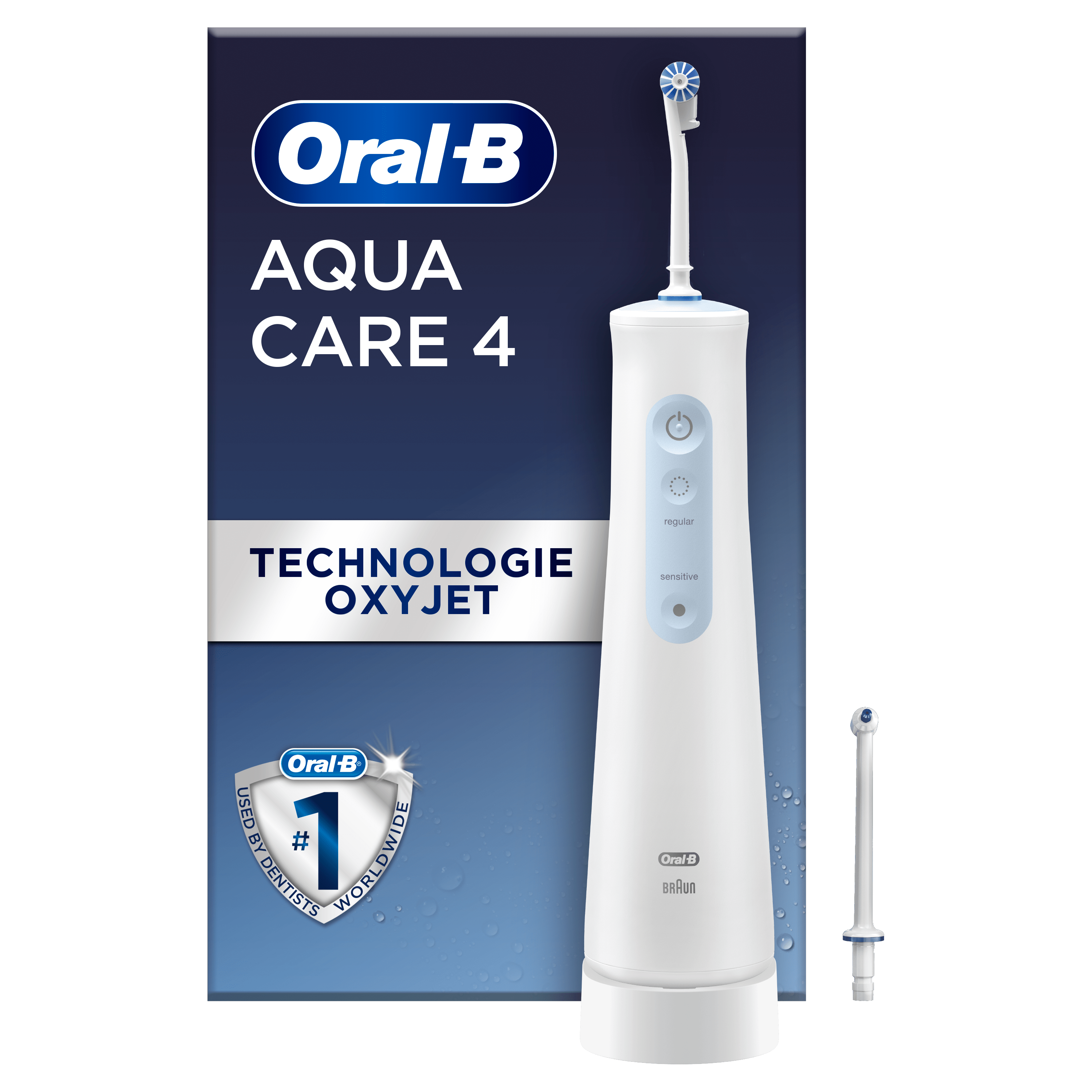 Oral-B Aquacare 4 - Hydropulseur avec technologie Oxyjet: retailer-supplied image