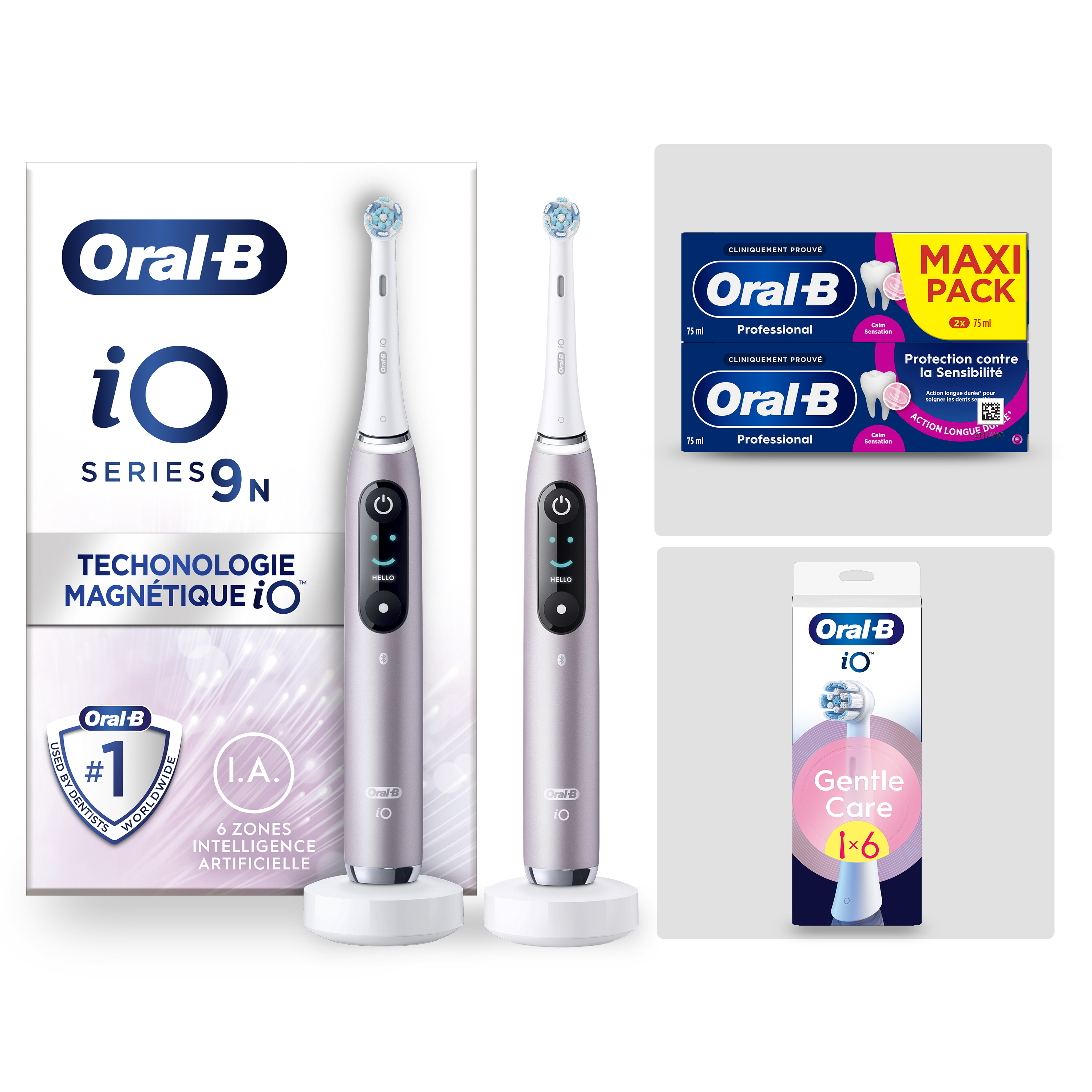 Oral-B iO9 Rose Pack Sensibilité